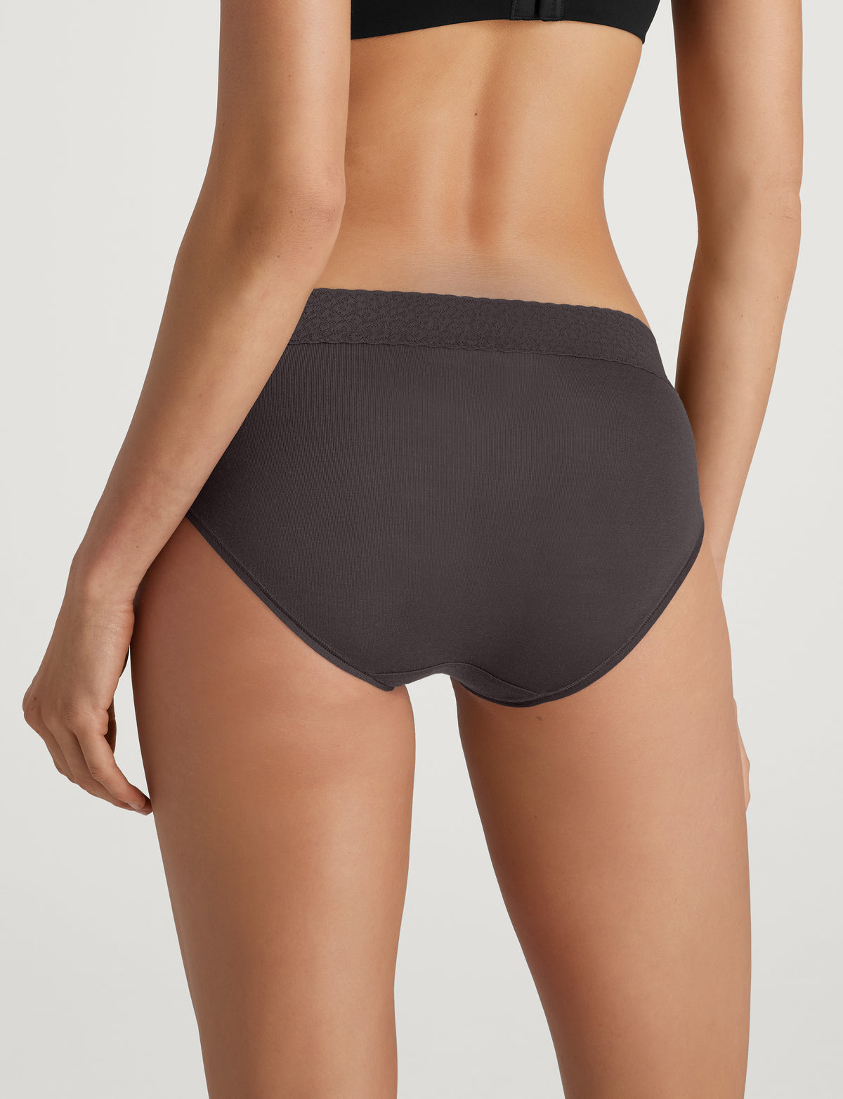 Women's Second Skin Brief, Lace Waist