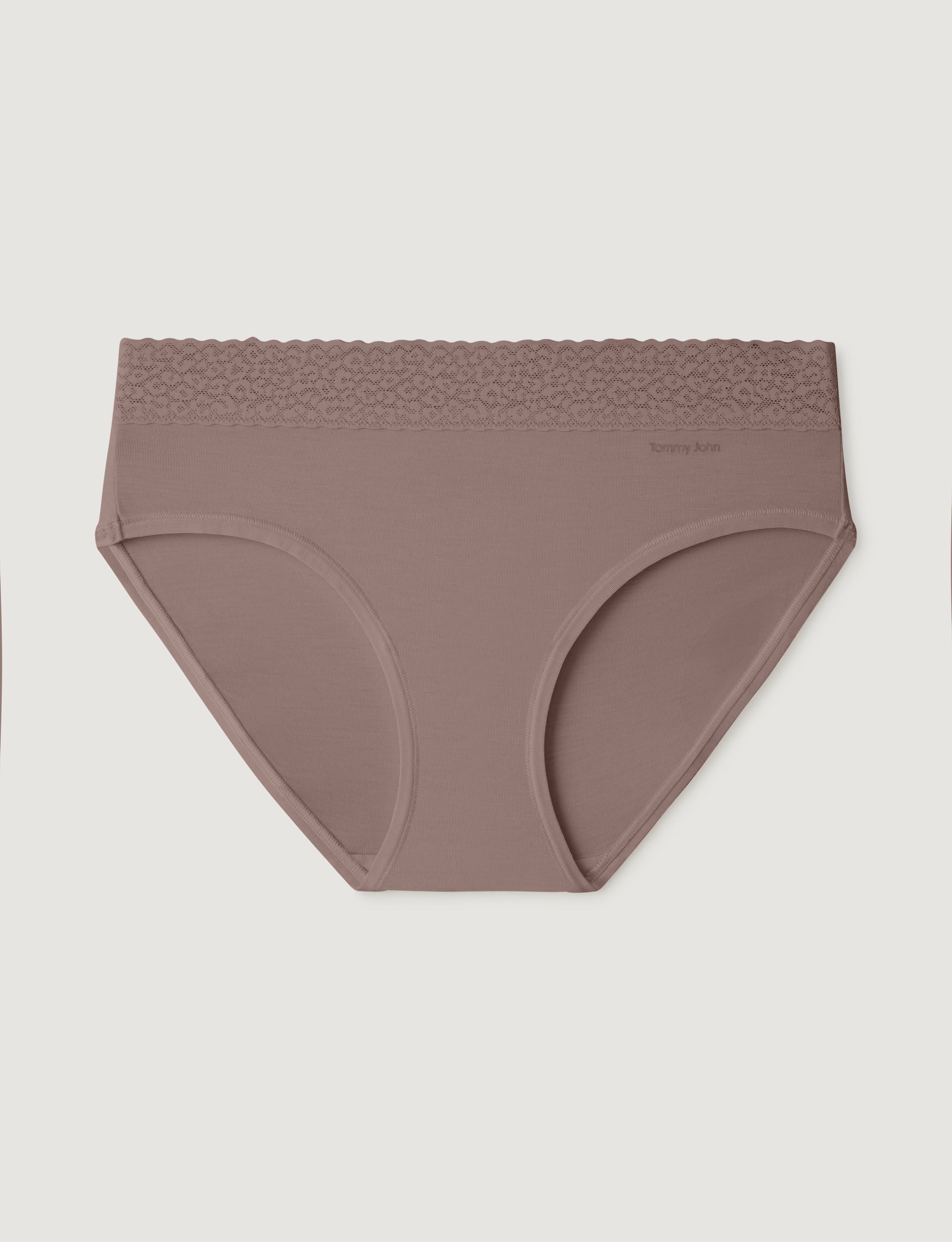 Women's Second Skin Brief, Lace Waist