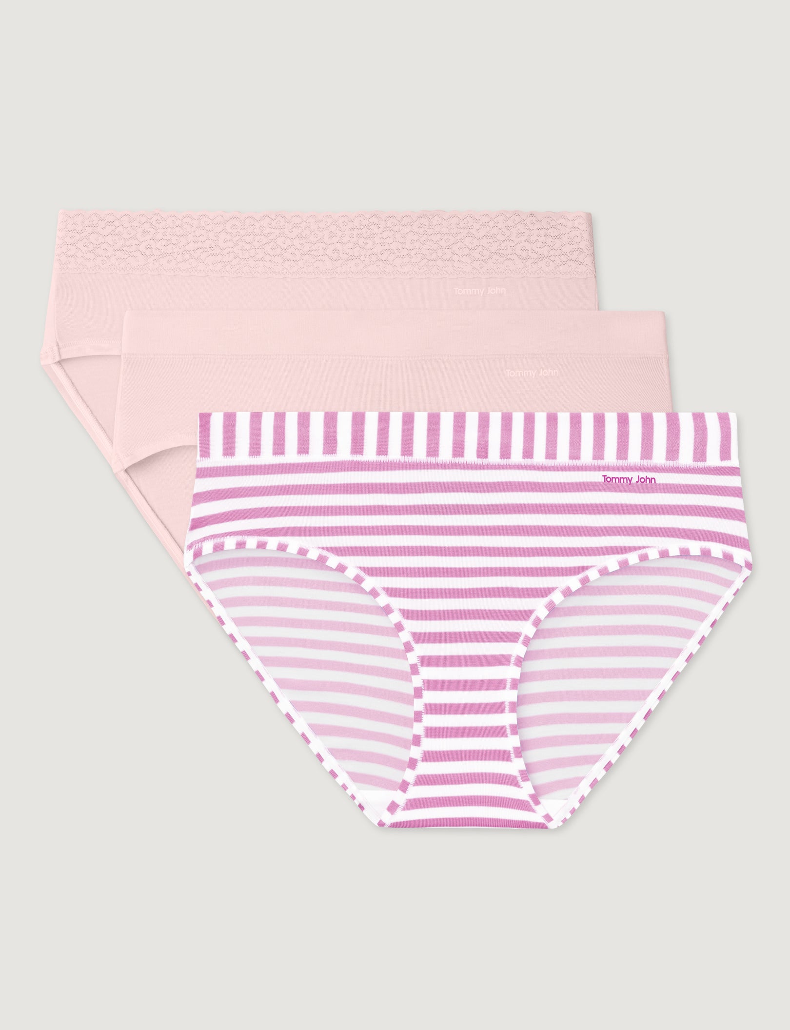 Women's Second Skin Brief, Lace Mix (3-Pack)