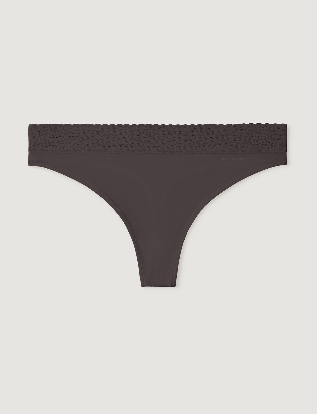 Women's Second Skin Thong, Lace Waist