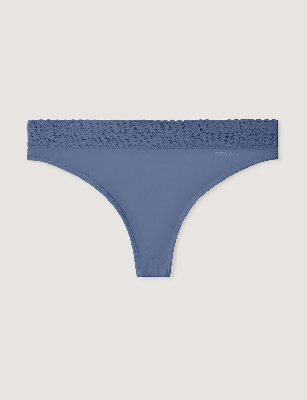 Women's Second Skin Thong, Lace Waist