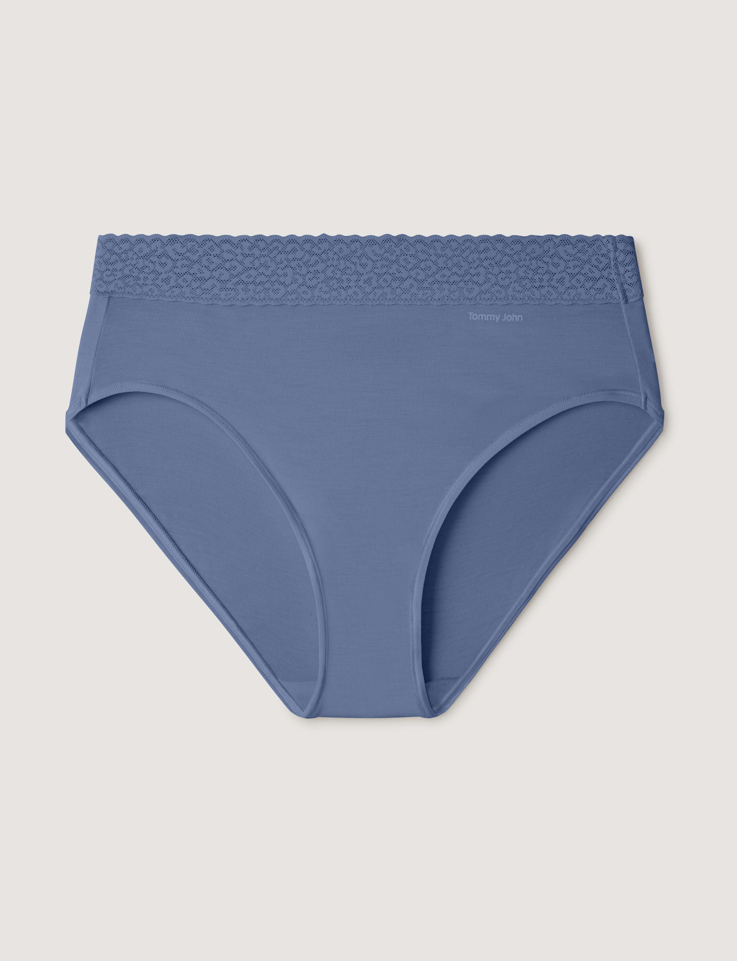 Women's Second Skin High Rise Brief, Lace Waist