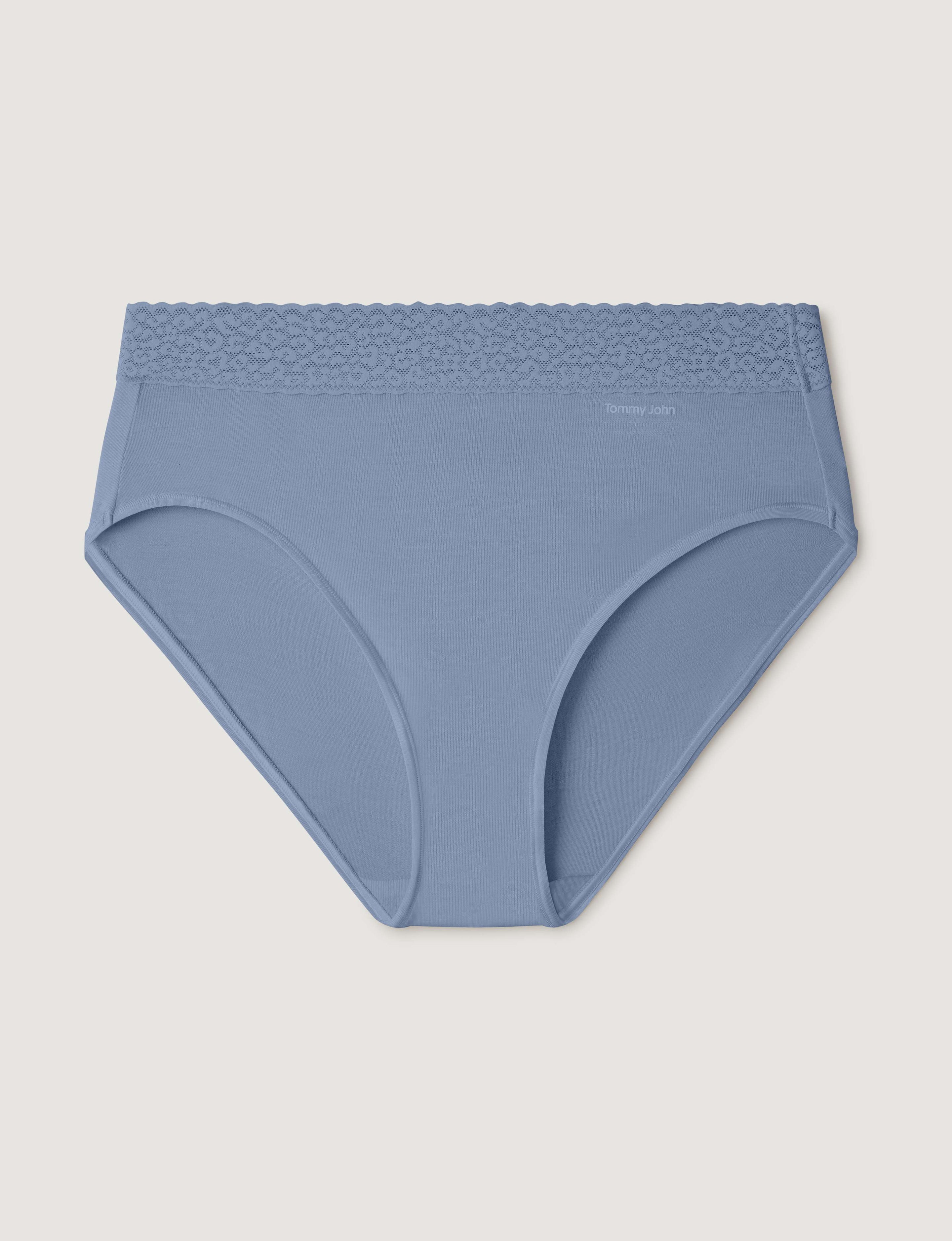 Women's Second Skin High Rise Brief, Lace Waist