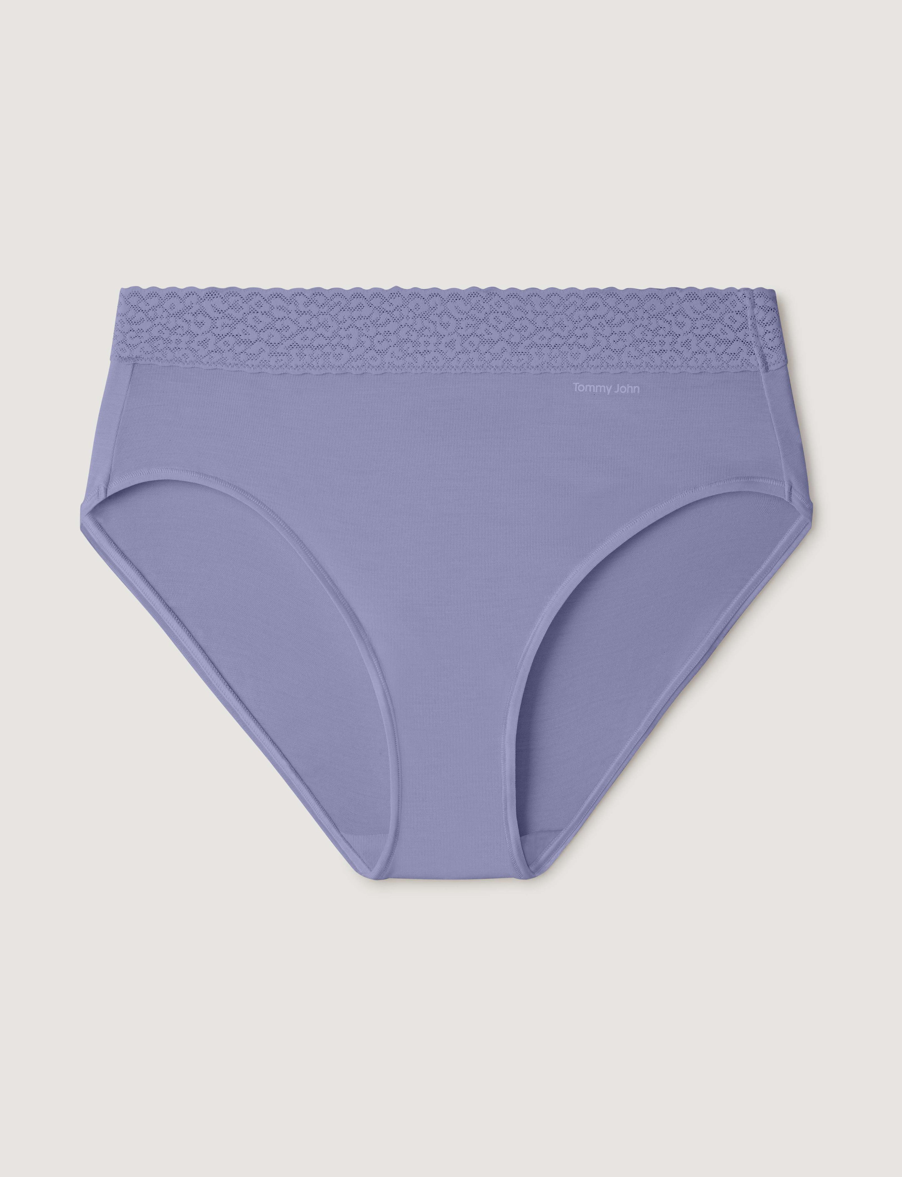 Women's Second Skin High Rise Brief, Lace Waist