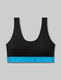 360 Sport Scoop Bralette::Black/Atomic Blue WB::Swatch