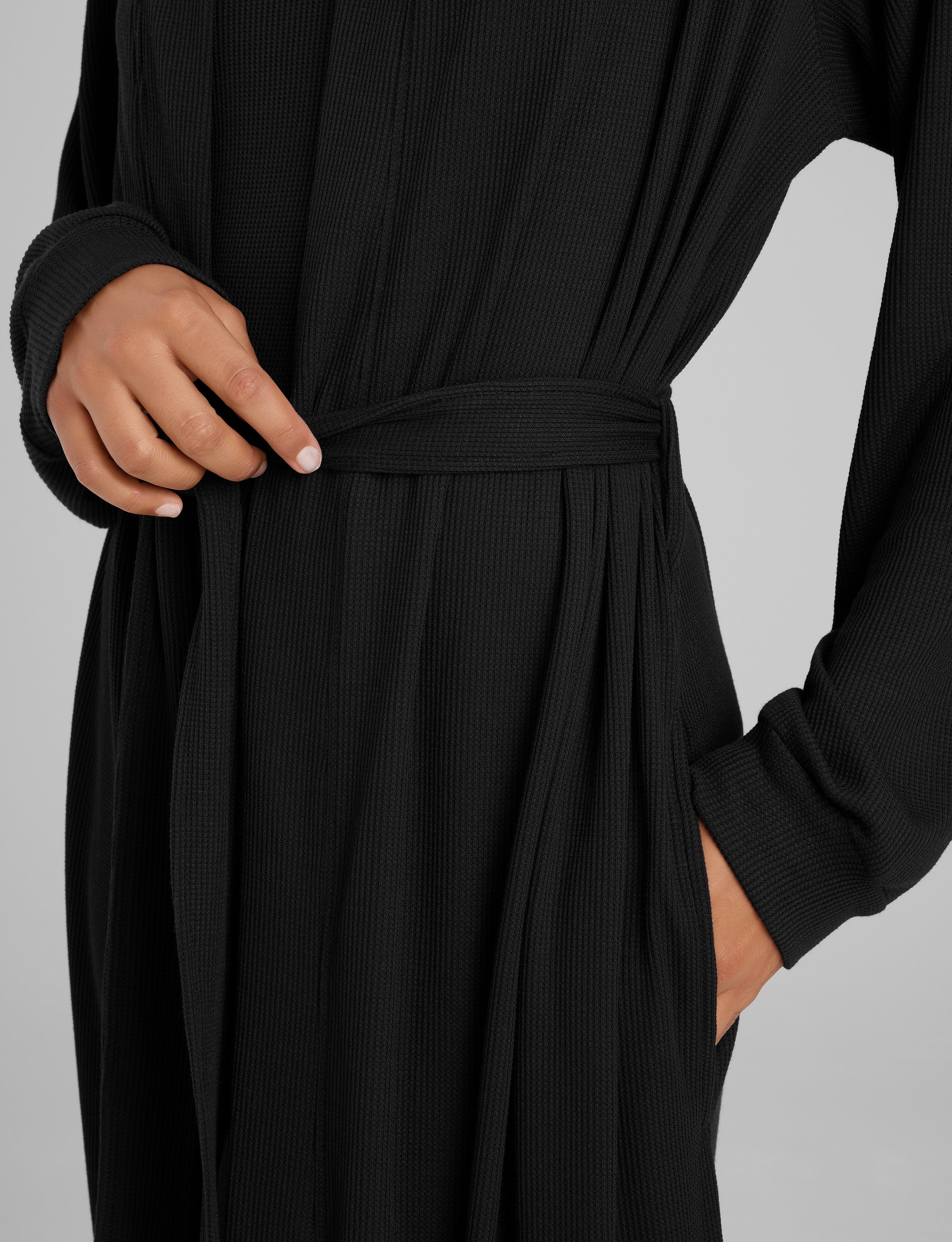 Women's Waffle Lounge Tank, Legging & Robe Set