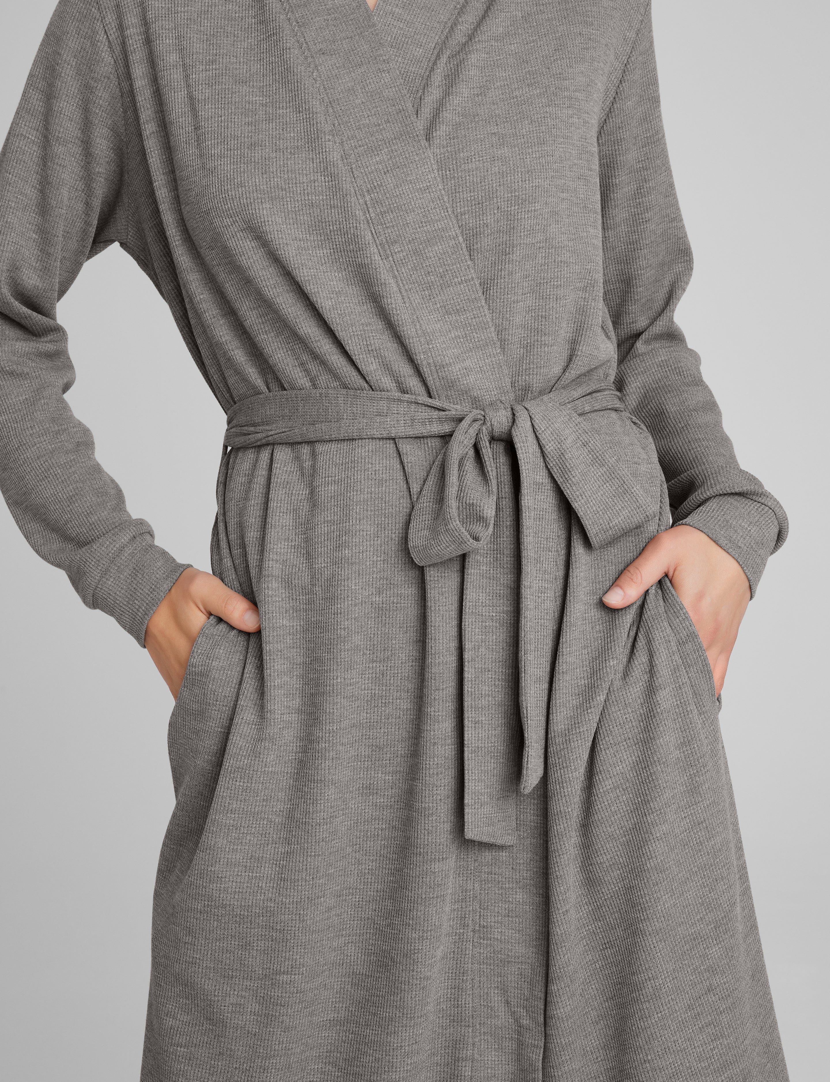 Women's Waffle Lounge Tank, Legging & Robe Set