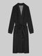 Women's Cozy Robe::Black Mini Heart::Swatch
