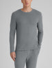 Cozy Long Sleeve Crew Neck::Quiet Shade