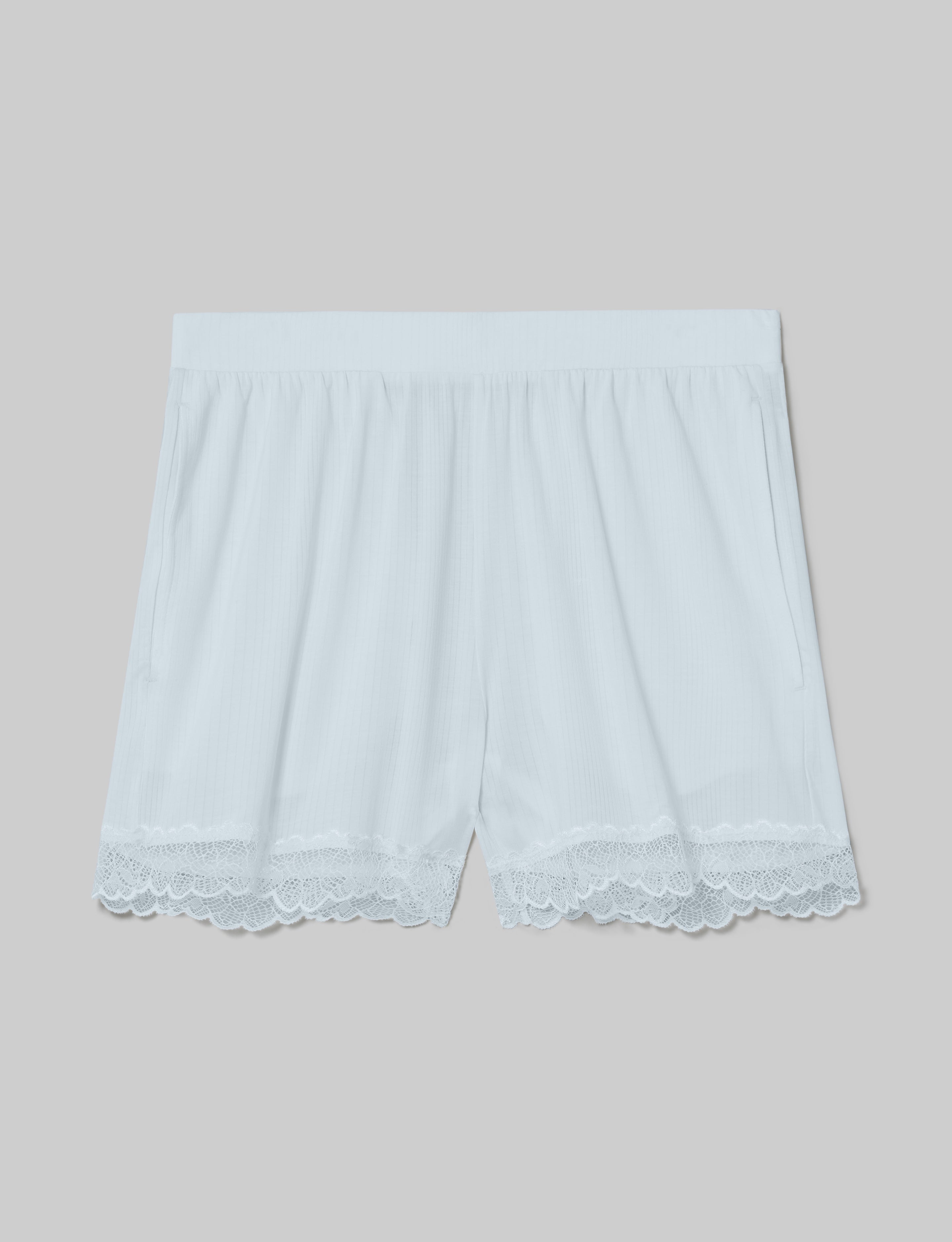 Women's Luxe Rib Lace Short