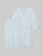 Women's Luxe Rib Lace Chemise & Robe Set::Ice Melt Luxe