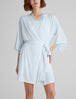 Women's Luxe Rib Lace Robe::Ice Melt Luxe