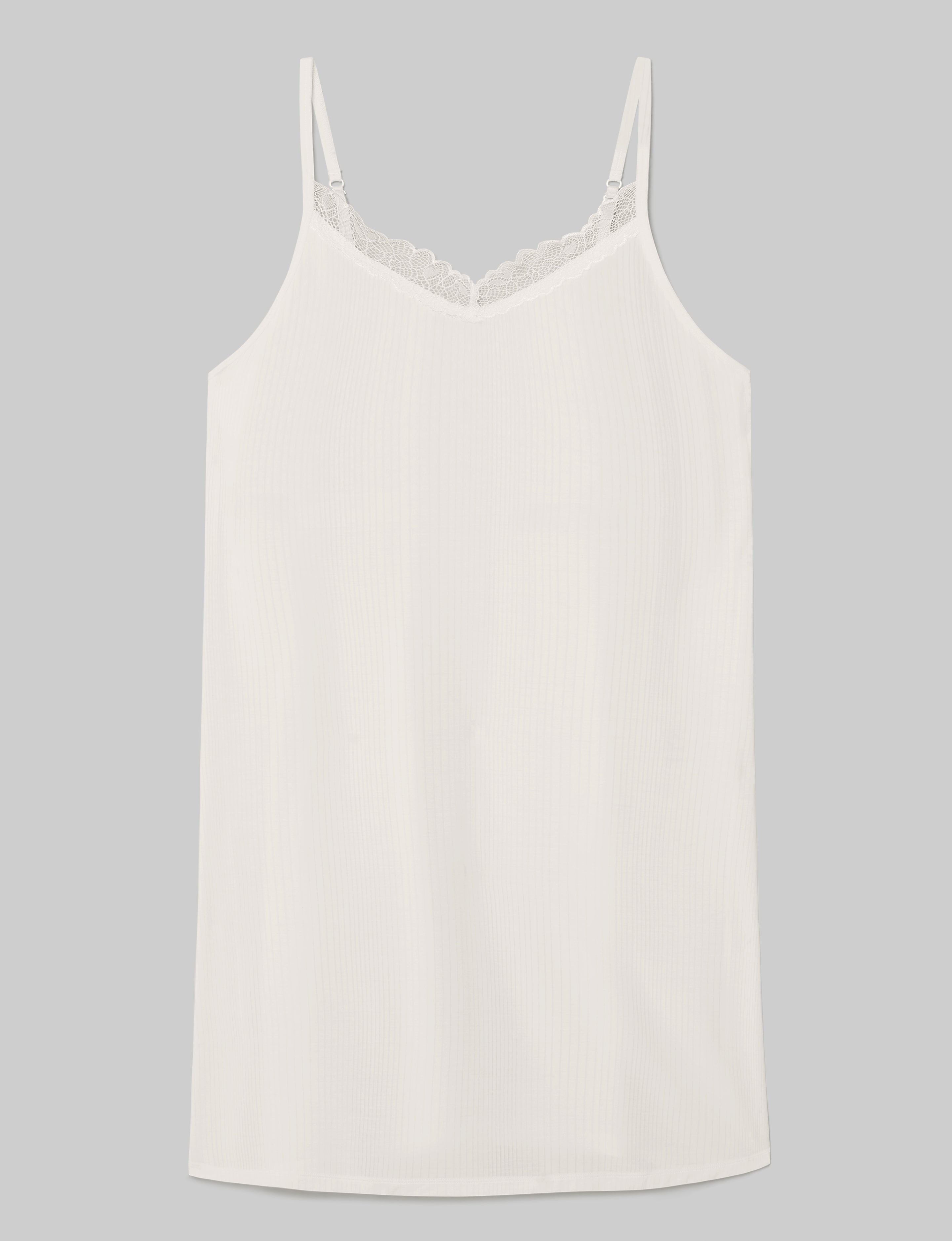Women's Luxe Rib Lace Chemise