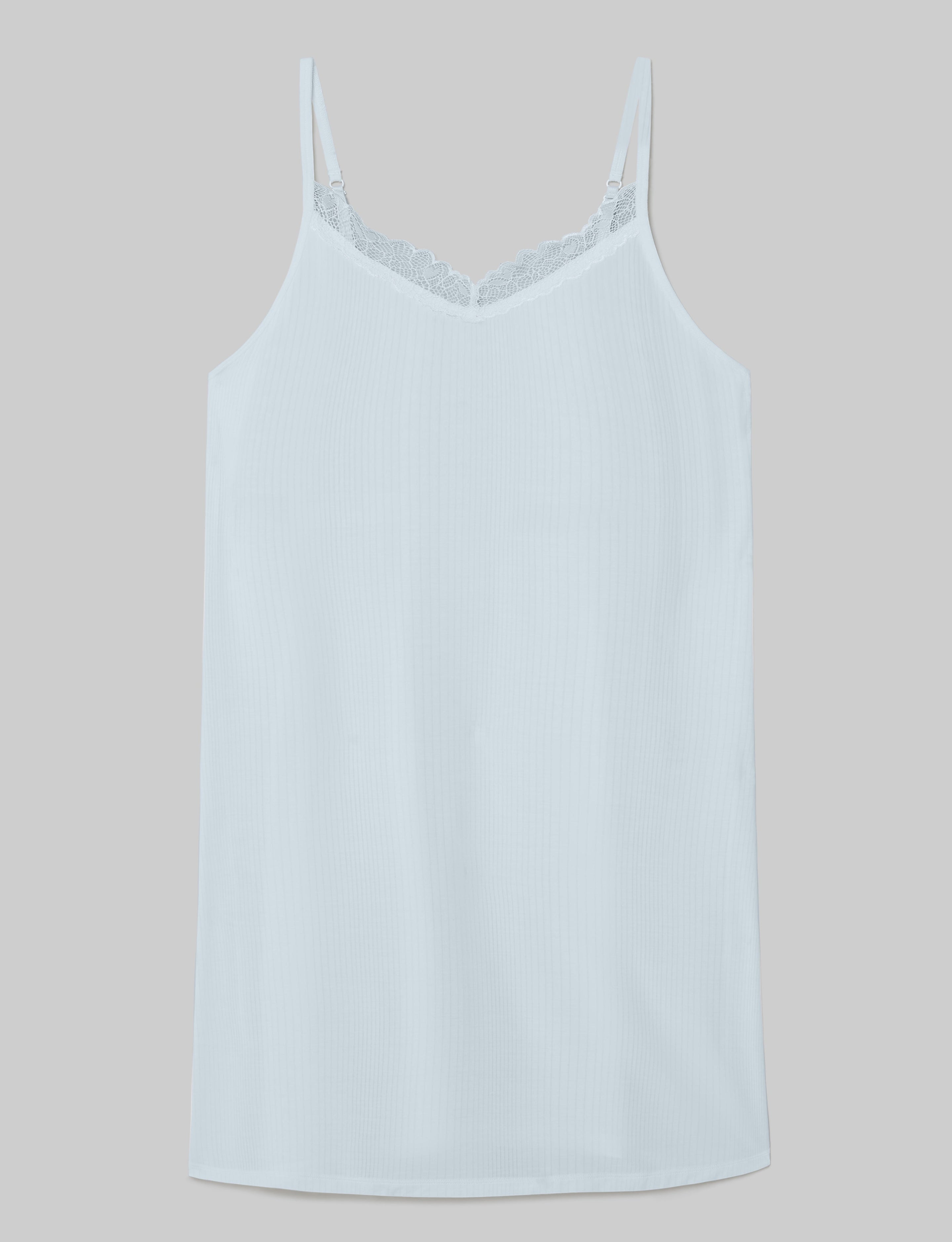 Women's Luxe Rib Lace Chemise