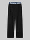 Second Skin Sleep Pant::Black/Ebb and Flow Stripe WB::Swatch