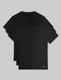 Air Crew Neck (3-Pack)::Black