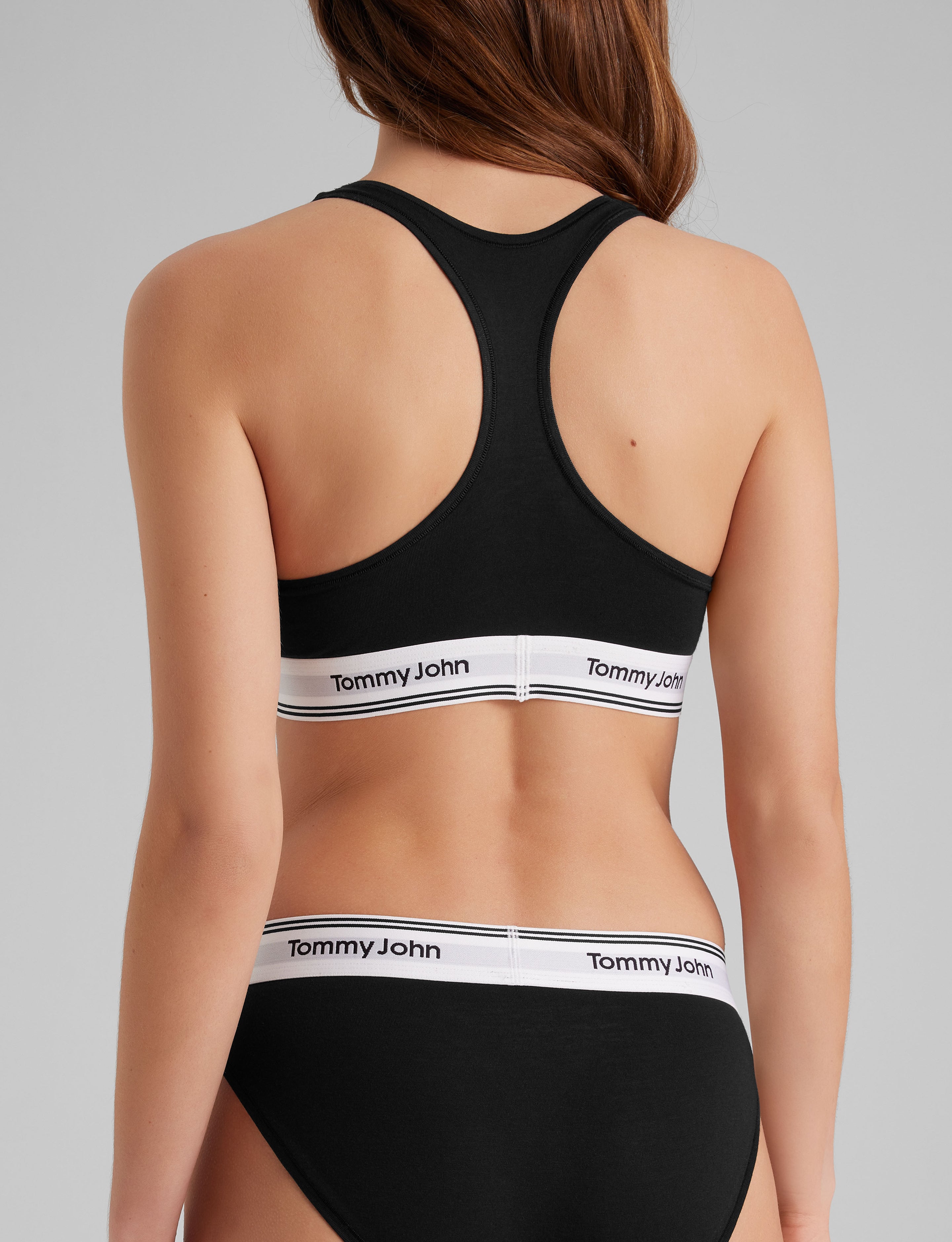 Signature Cotton Scoop Bralette & Bikini Set