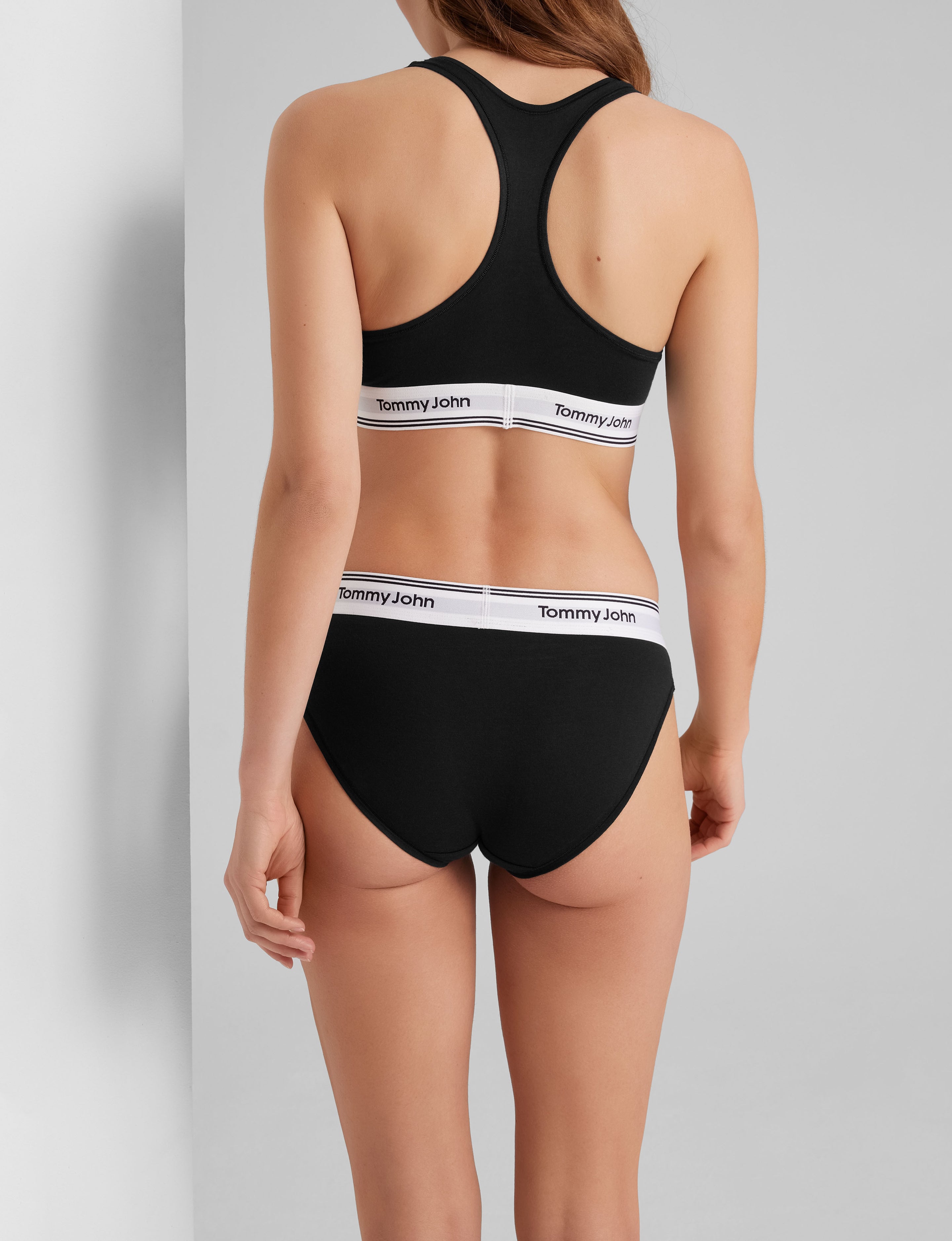 Signature Cotton Scoop Bralette & Bikini Set