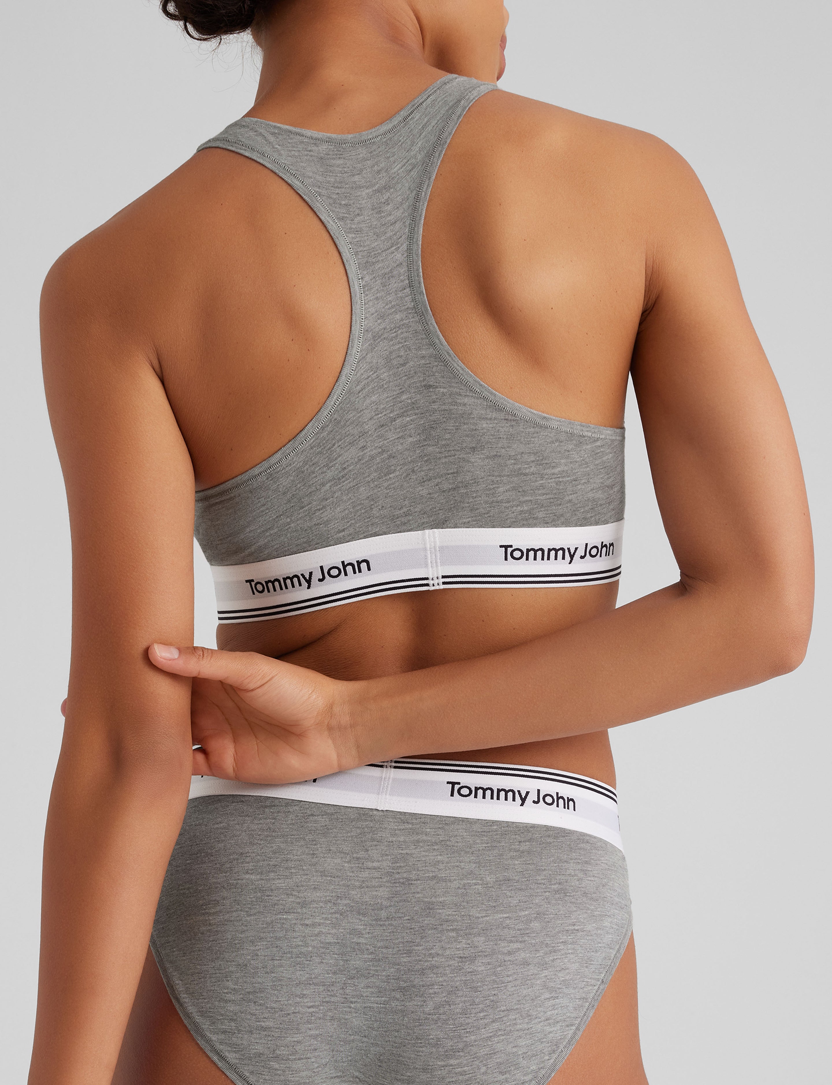 Signature Cotton Scoop Bralette