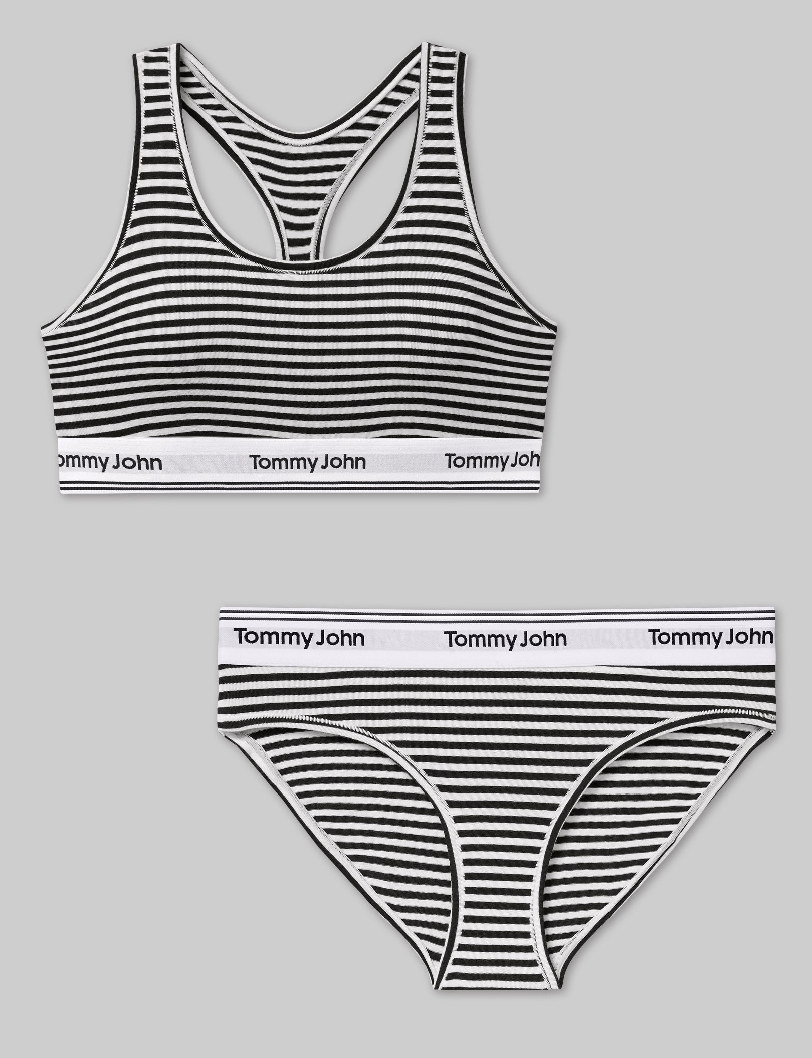 Signature Cotton Scoop Bralette & Bikini
