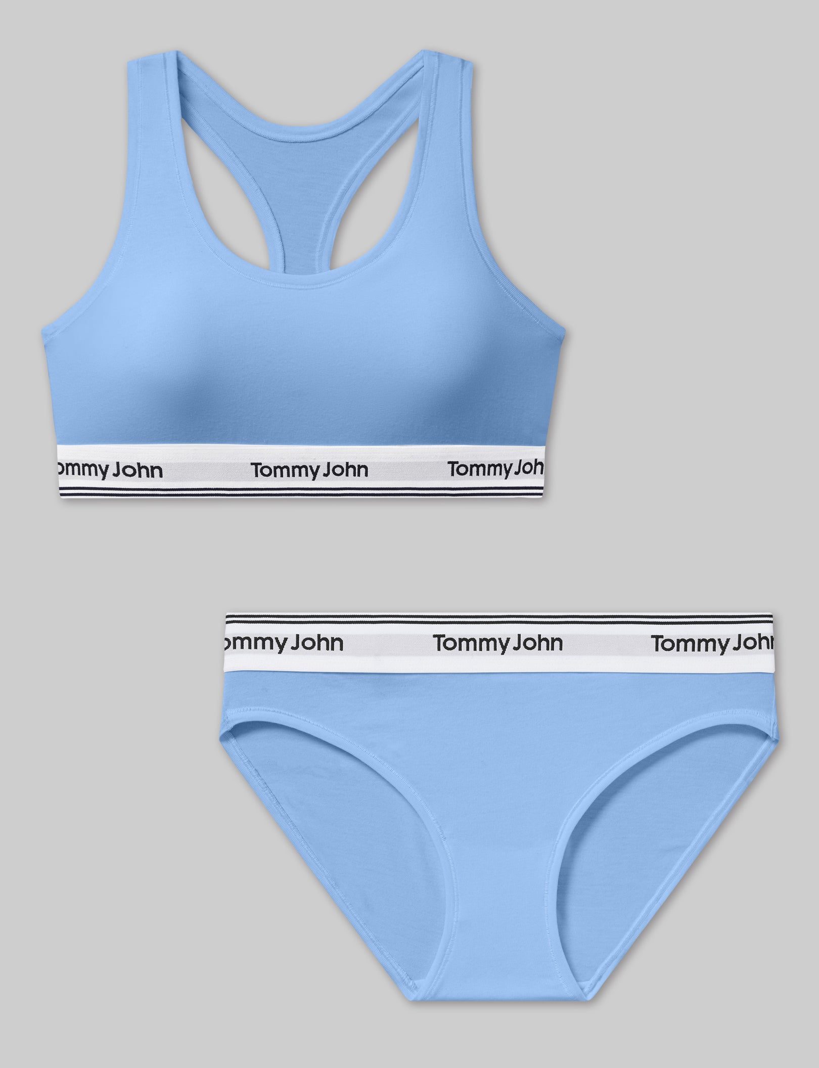 Signature Cotton Scoop Bralette & Bikini