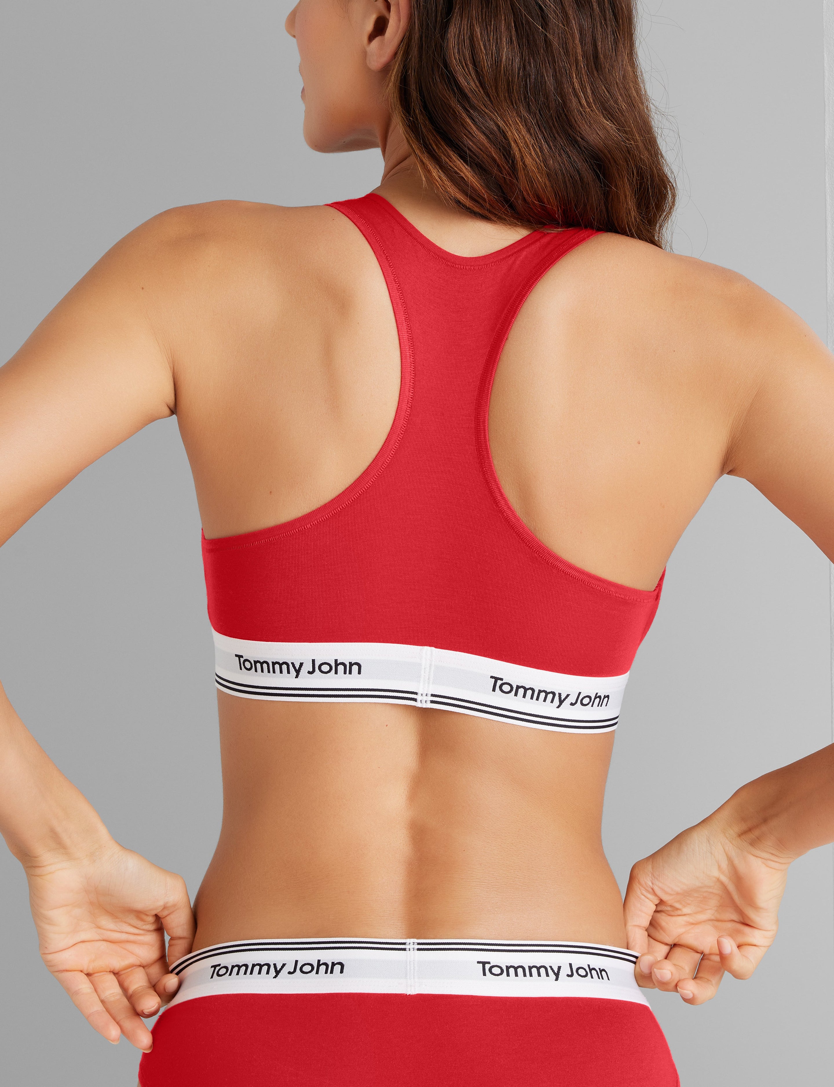 Signature Cotton Scoop Bralette