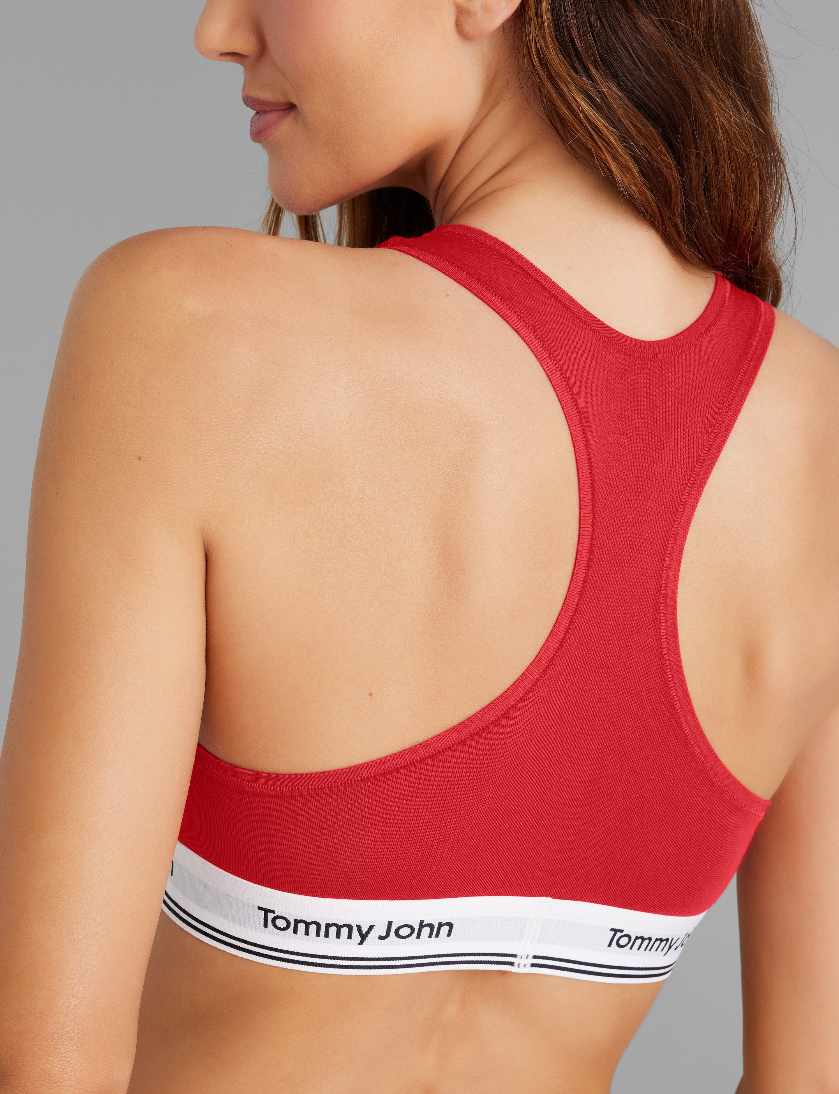 Signature Cotton Scoop Bralette