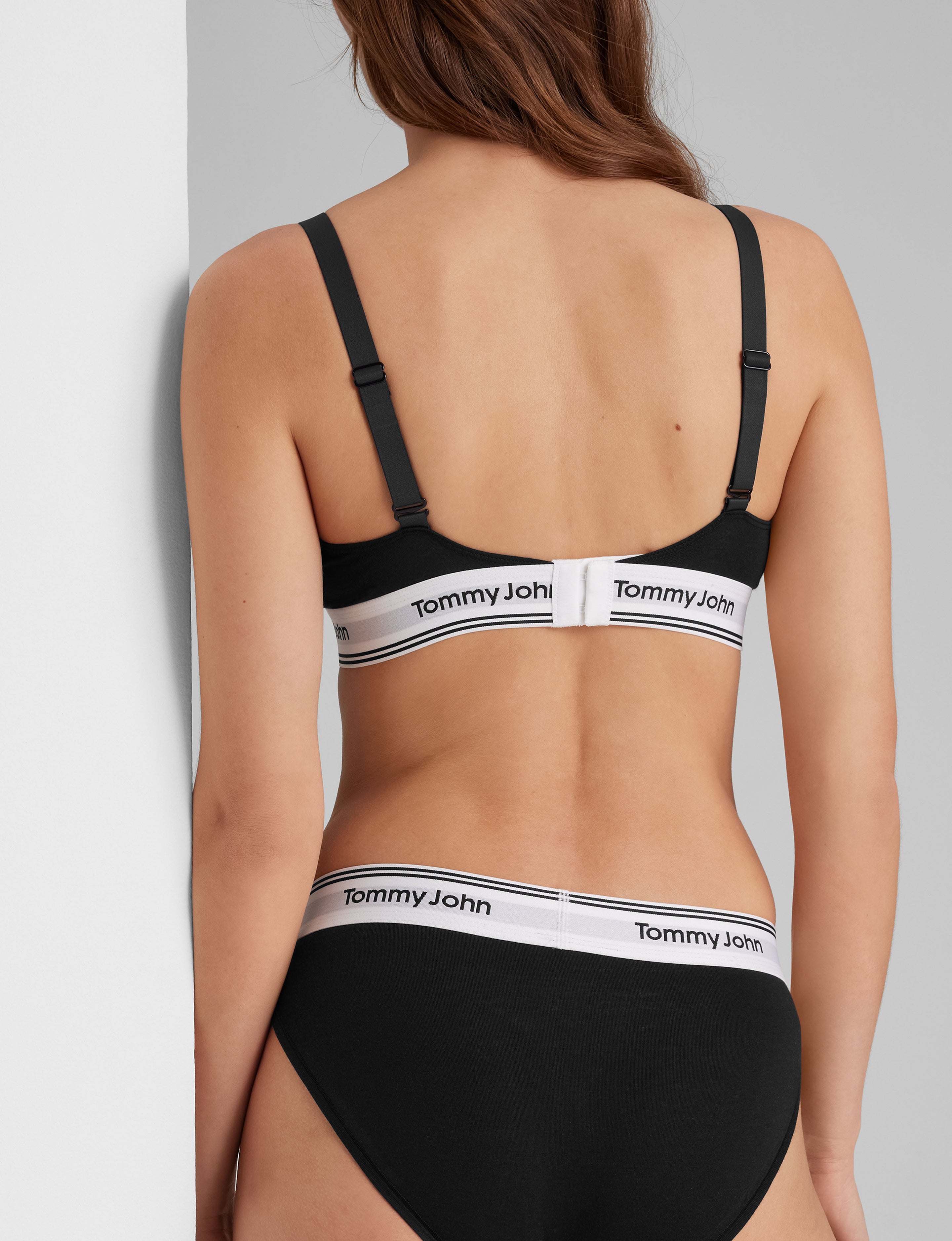 Signature Cotton Triangle Bralette & Bikini Set