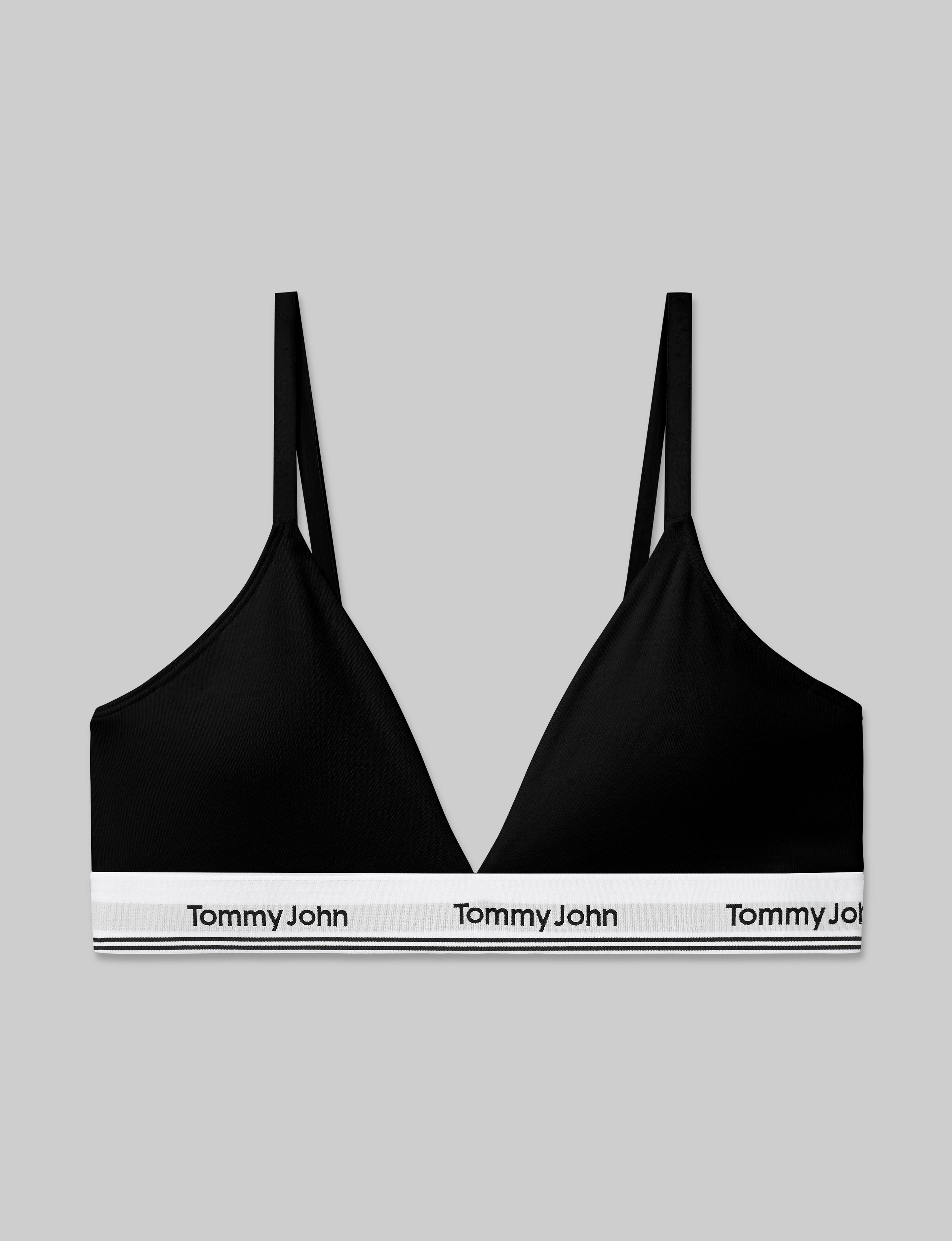 Signature Cotton Triangle Bralette