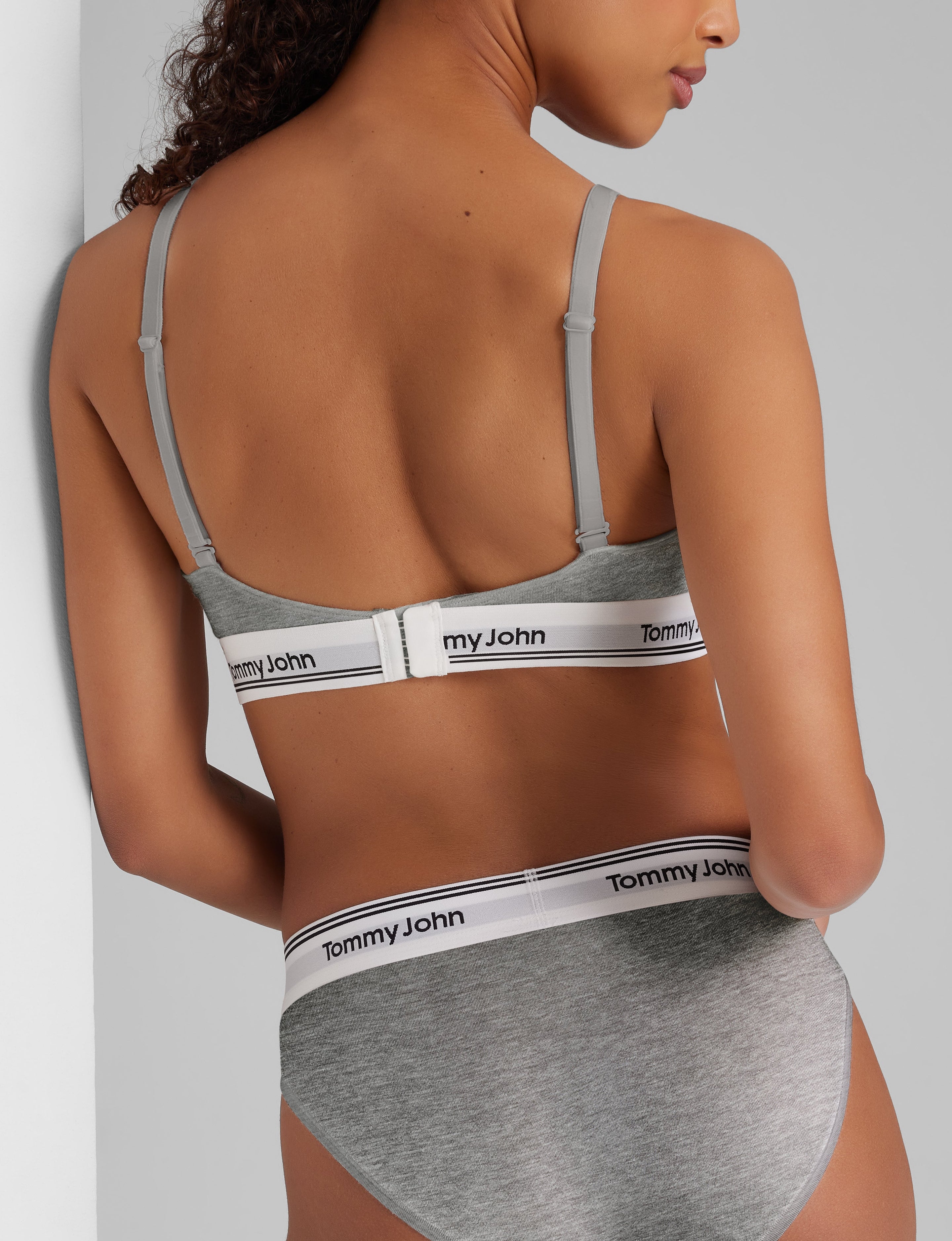 Signature Cotton Triangle Bralette