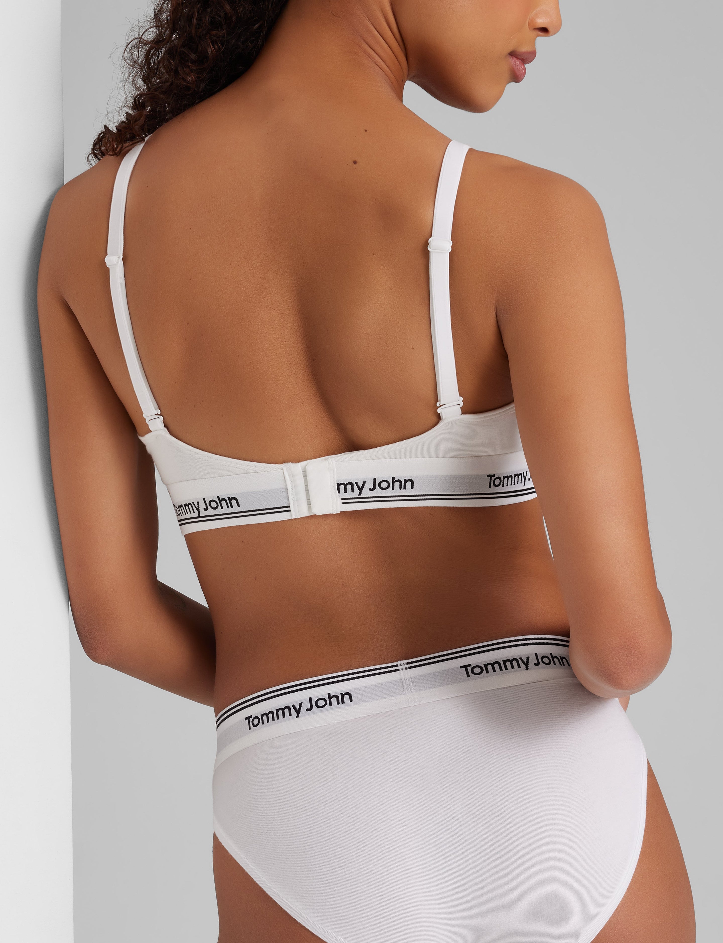 Signature Cotton Triangle Bralette