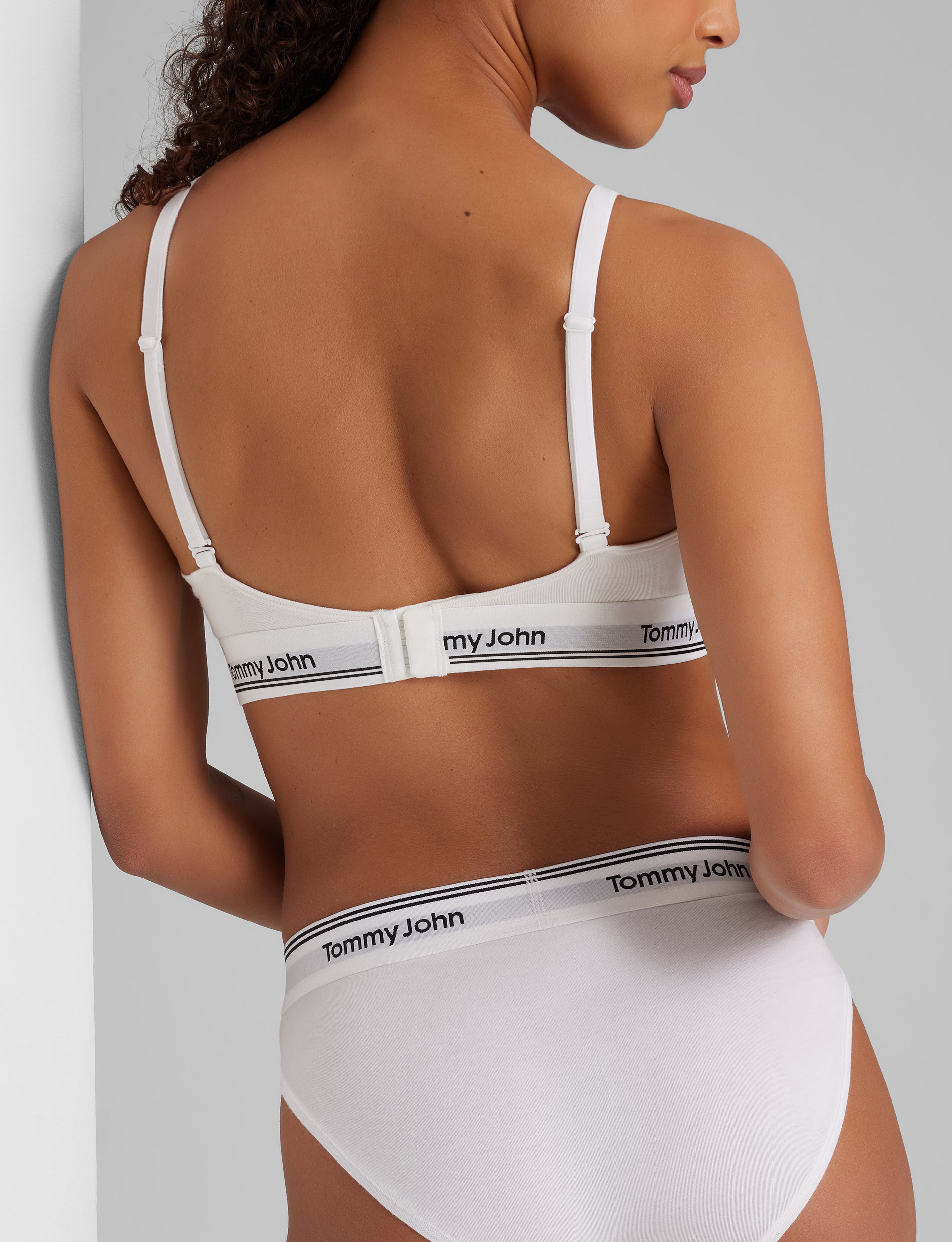 Signature Cotton Triangle Bralette & Bikini Set