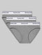 Women's Signature Cotton Bikini (3-Pack)::Medium Heather Grey