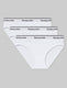 Women's Signature Cotton Bikini (3-Pack)::White