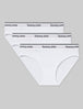 Women's Signature Cotton Bikini (3-Pack)::White