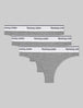 Women's Signature Cotton Thong (3-Pack)::Medium Heather Grey