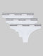 Women's Signature Cotton Thong (3-Pack)::White