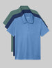 Premium Pique Polo (3-Pack)::Sagebrush Green/Dress Blues/Marina