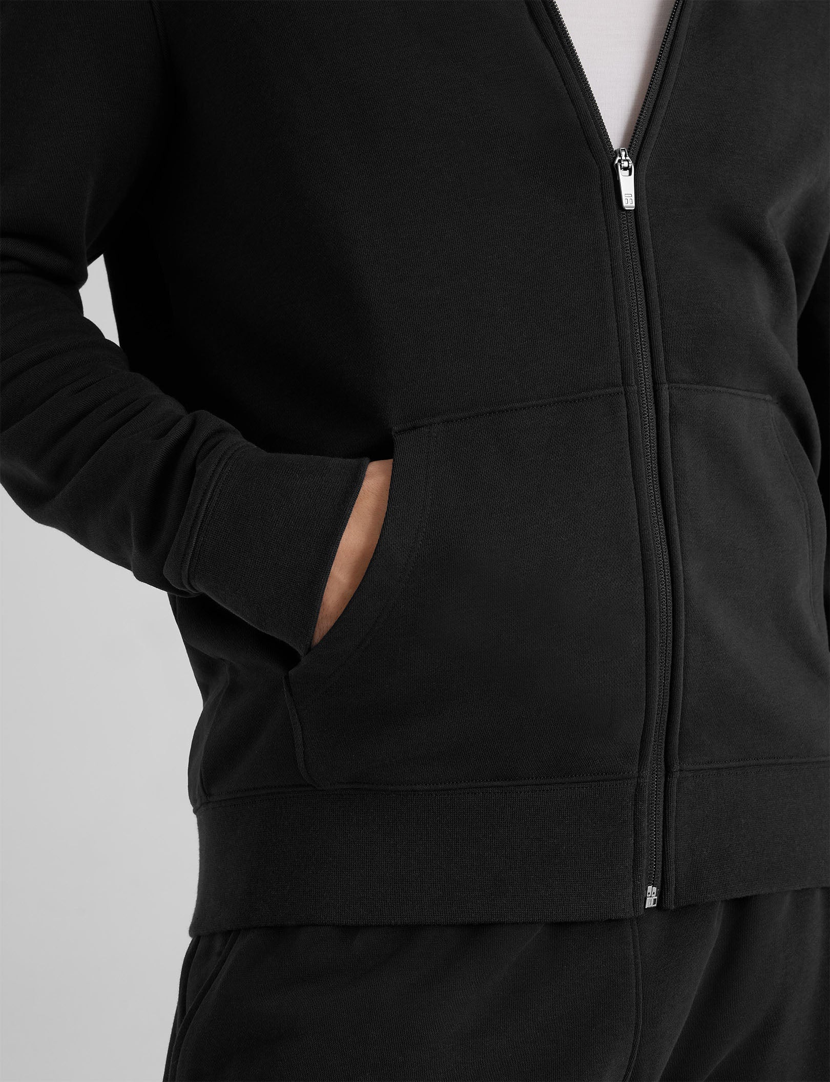 French Terry Full Zip Hoodie