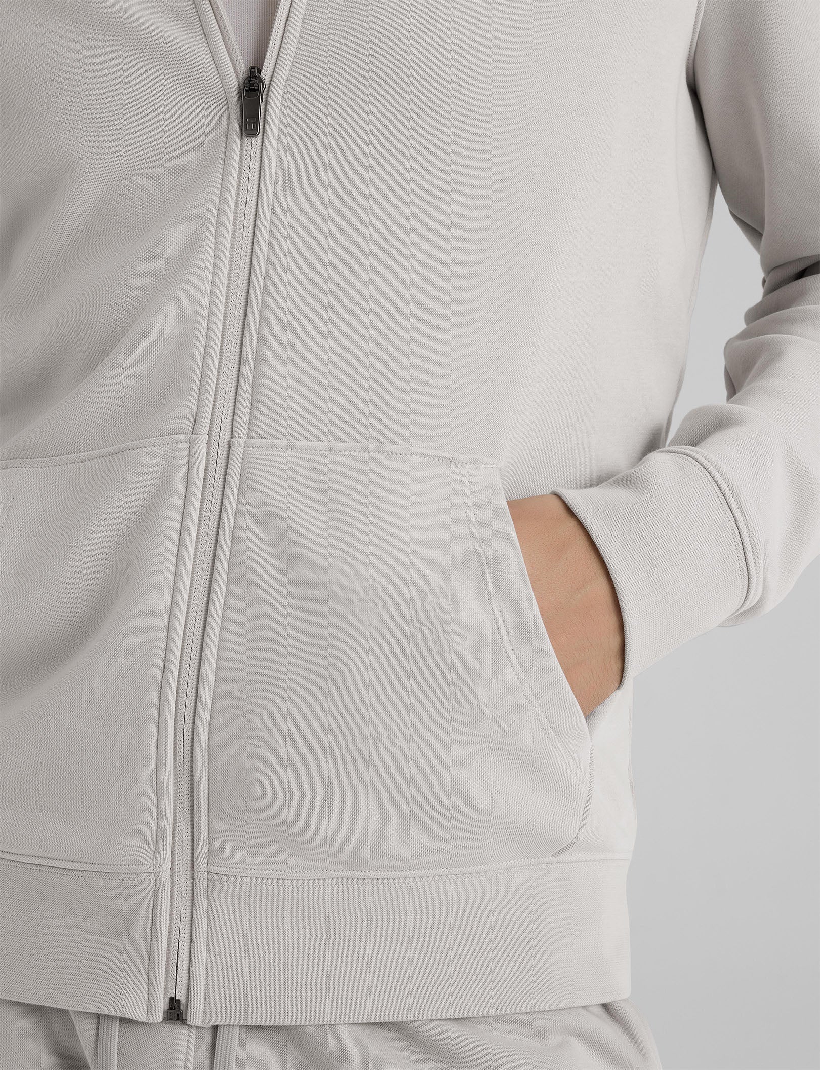 French Terry Full Zip Hoodie