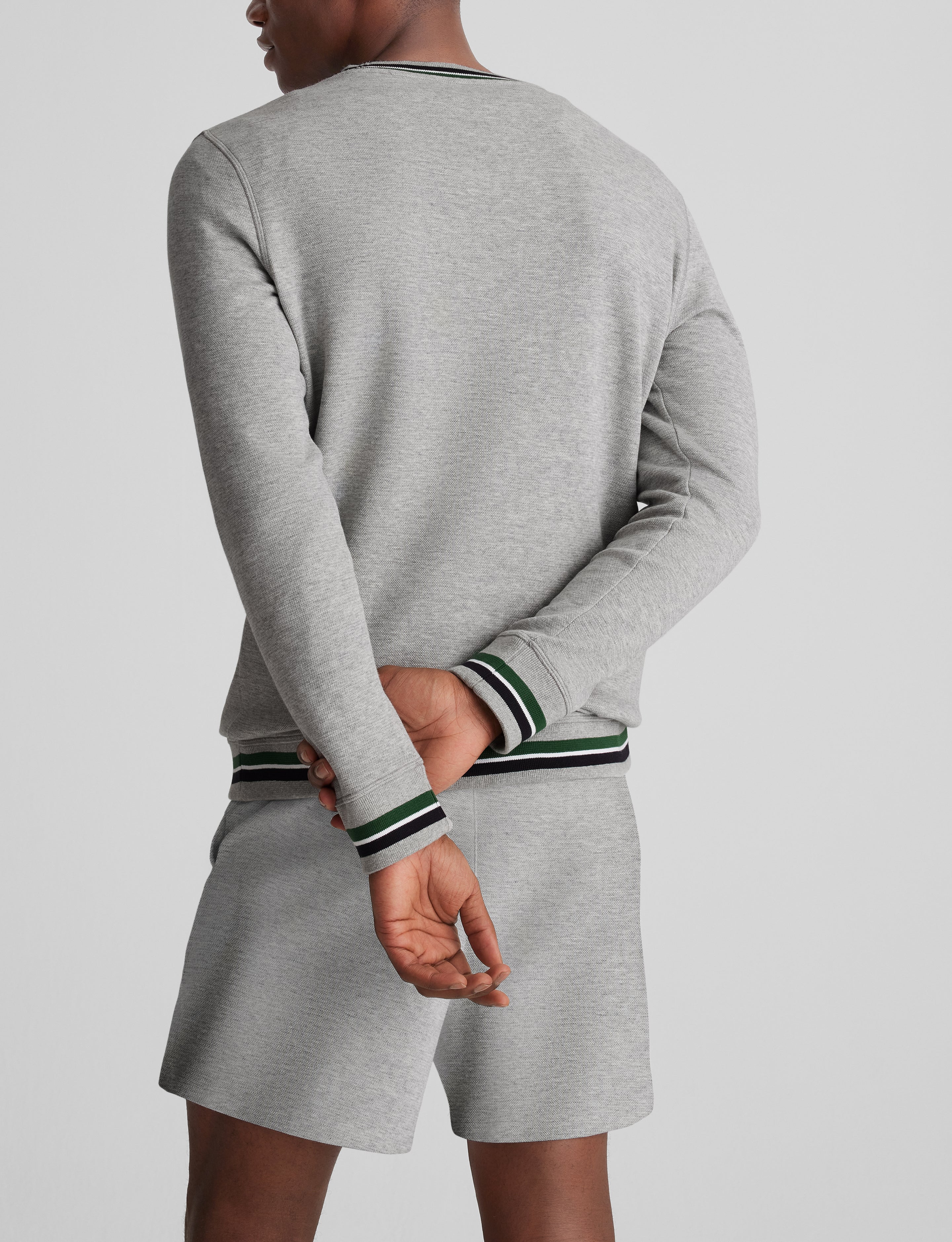 Varsity Stripe Crewneck Sweatshirt
