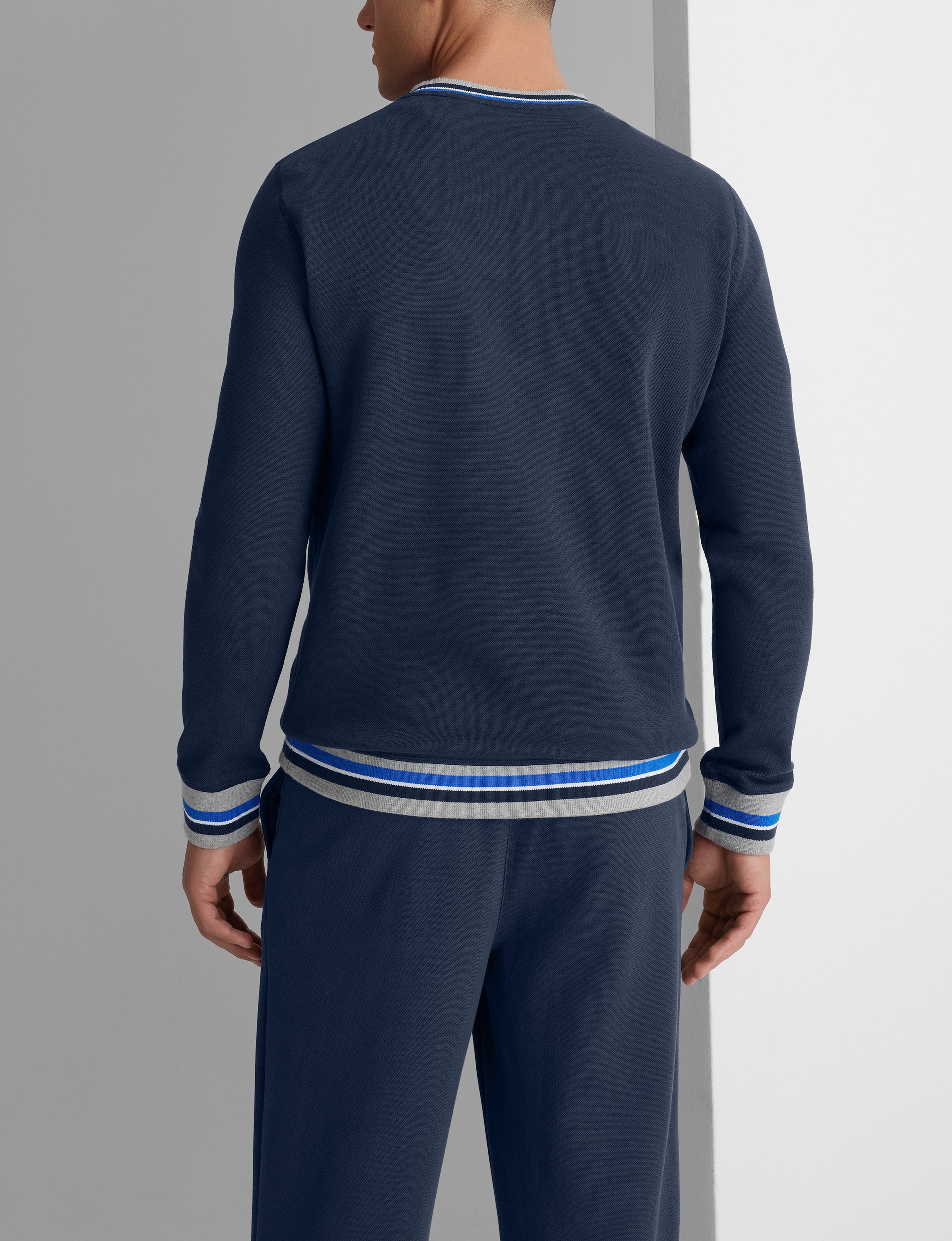 Varsity Stripe Crewneck Sweatshirt