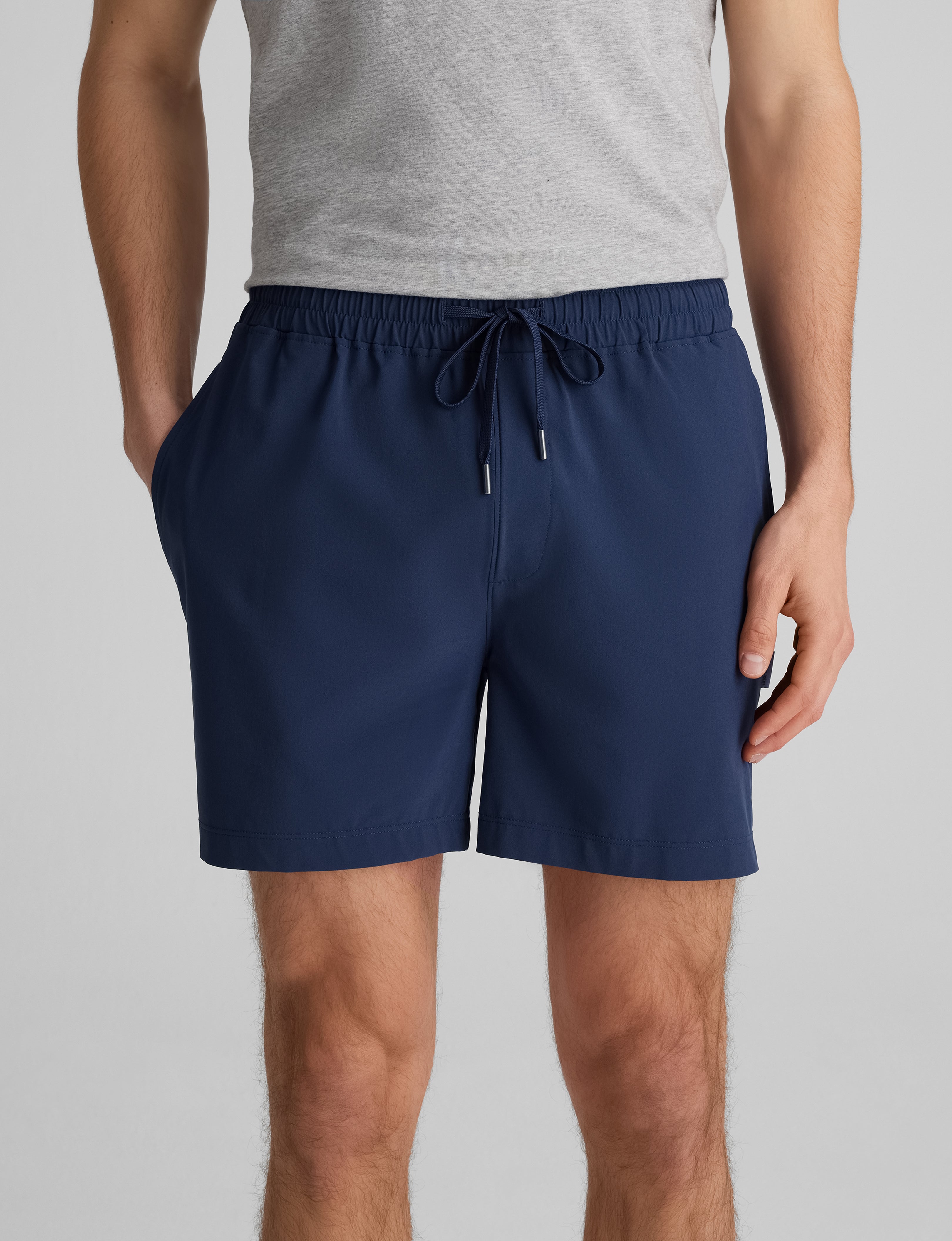 SALE！litmus JOHN BLACK TAILORED SHORTS Summer Shorts - John Summit