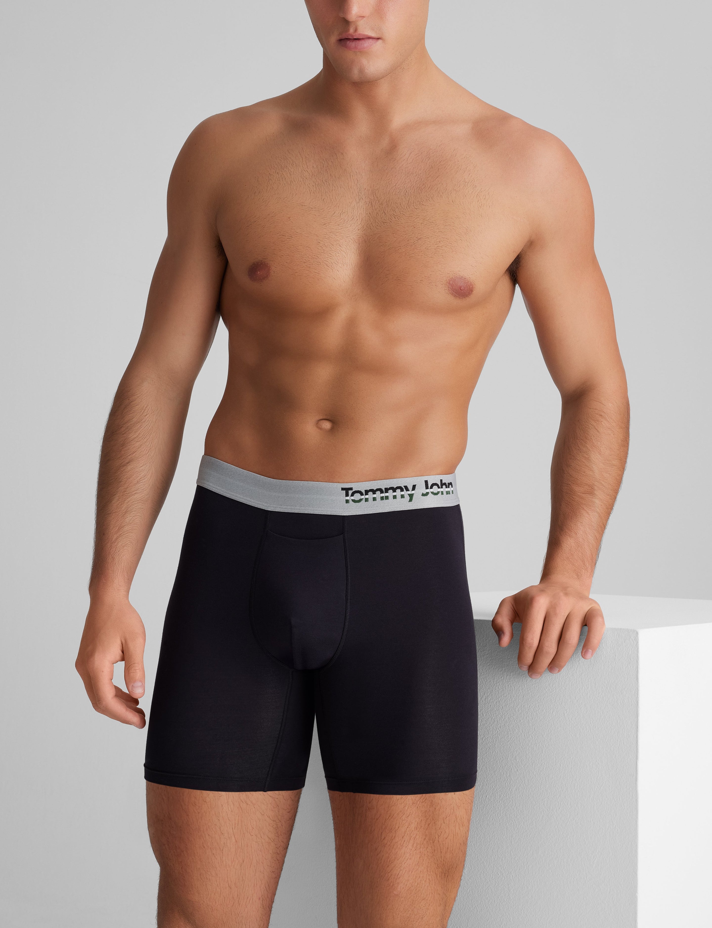 Cool Cotton Mid-Length Boxer Brief 6"