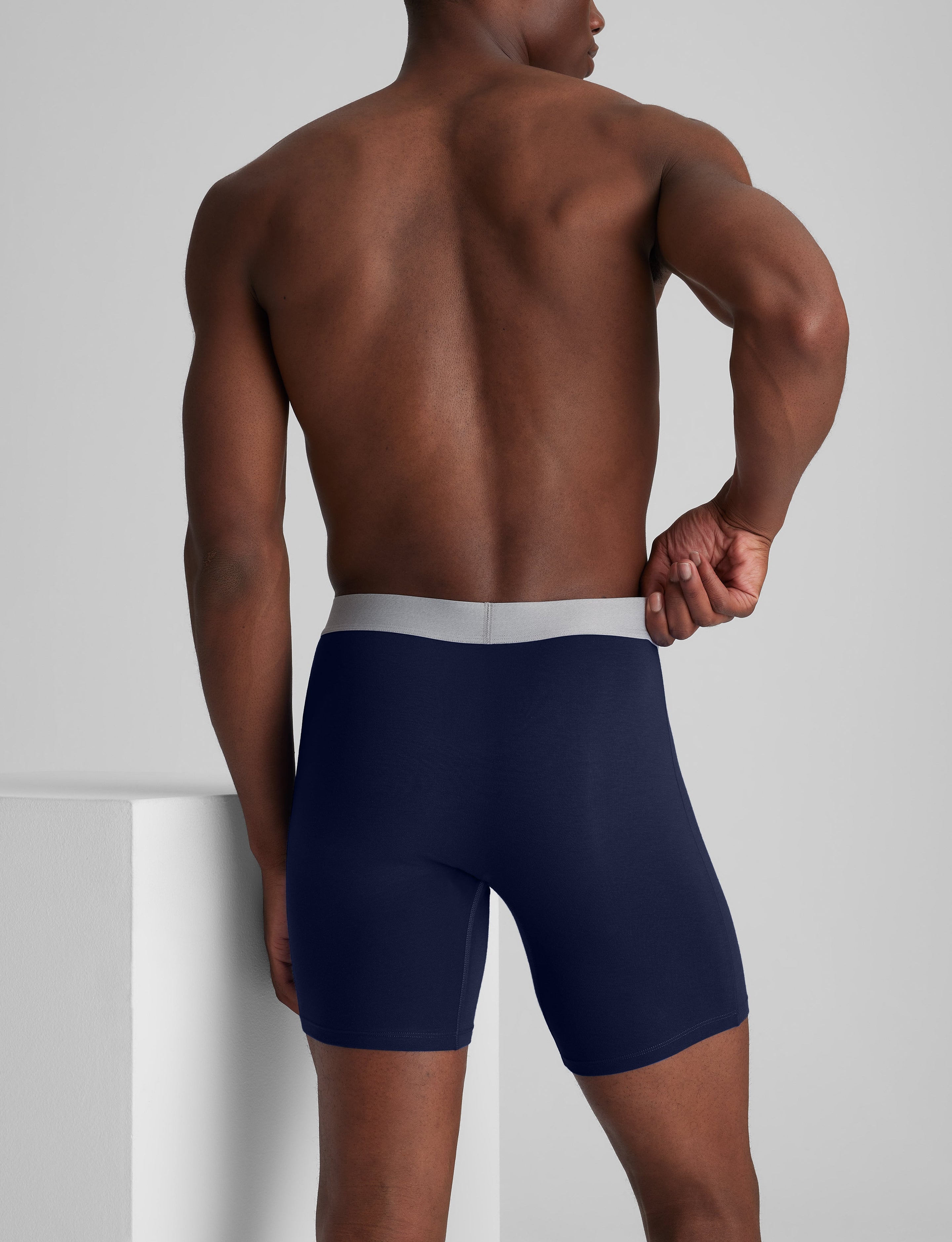 Cool Cotton Mid-Length Boxer Brief 6"