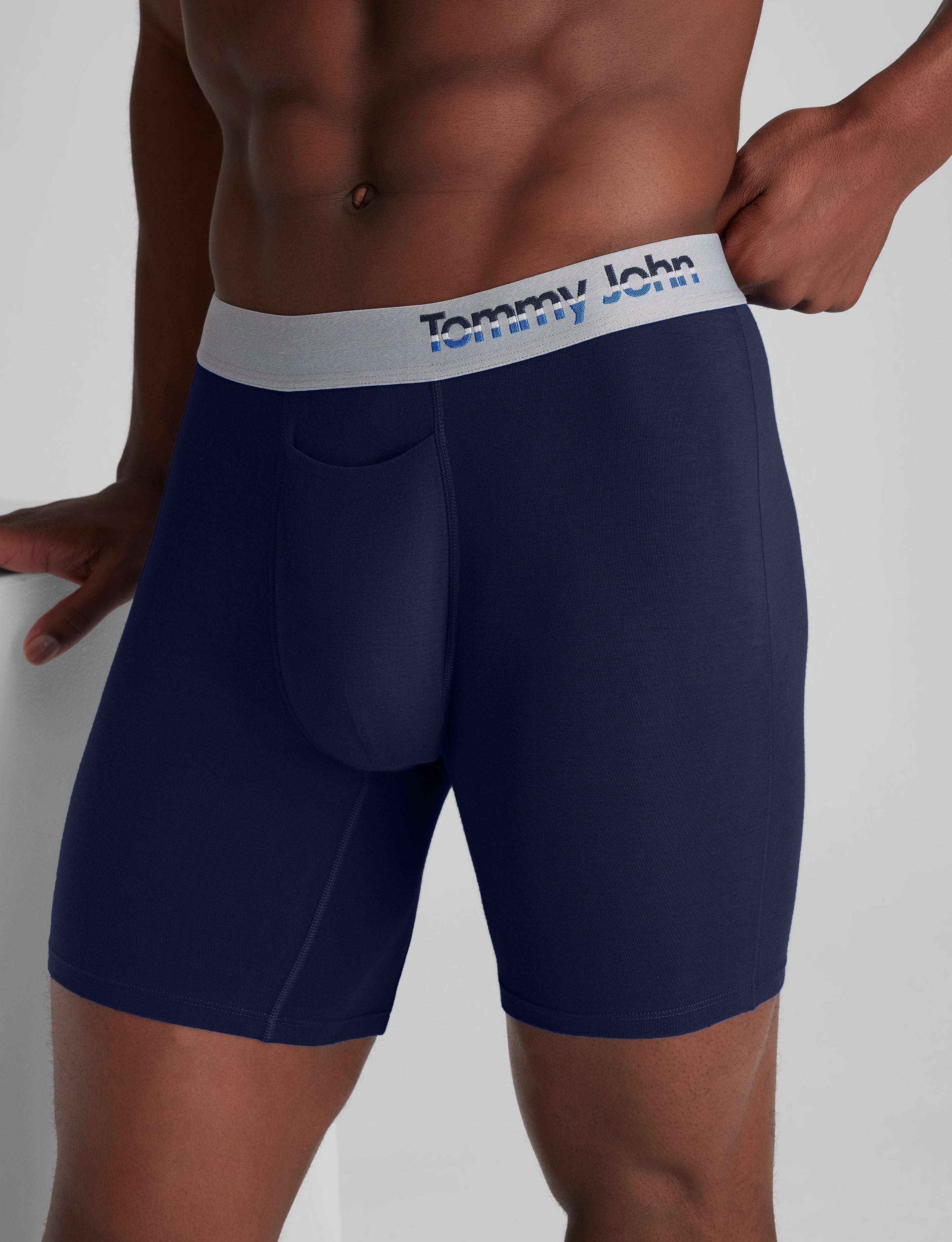 Cool Cotton Mid-Length Boxer Brief 6"