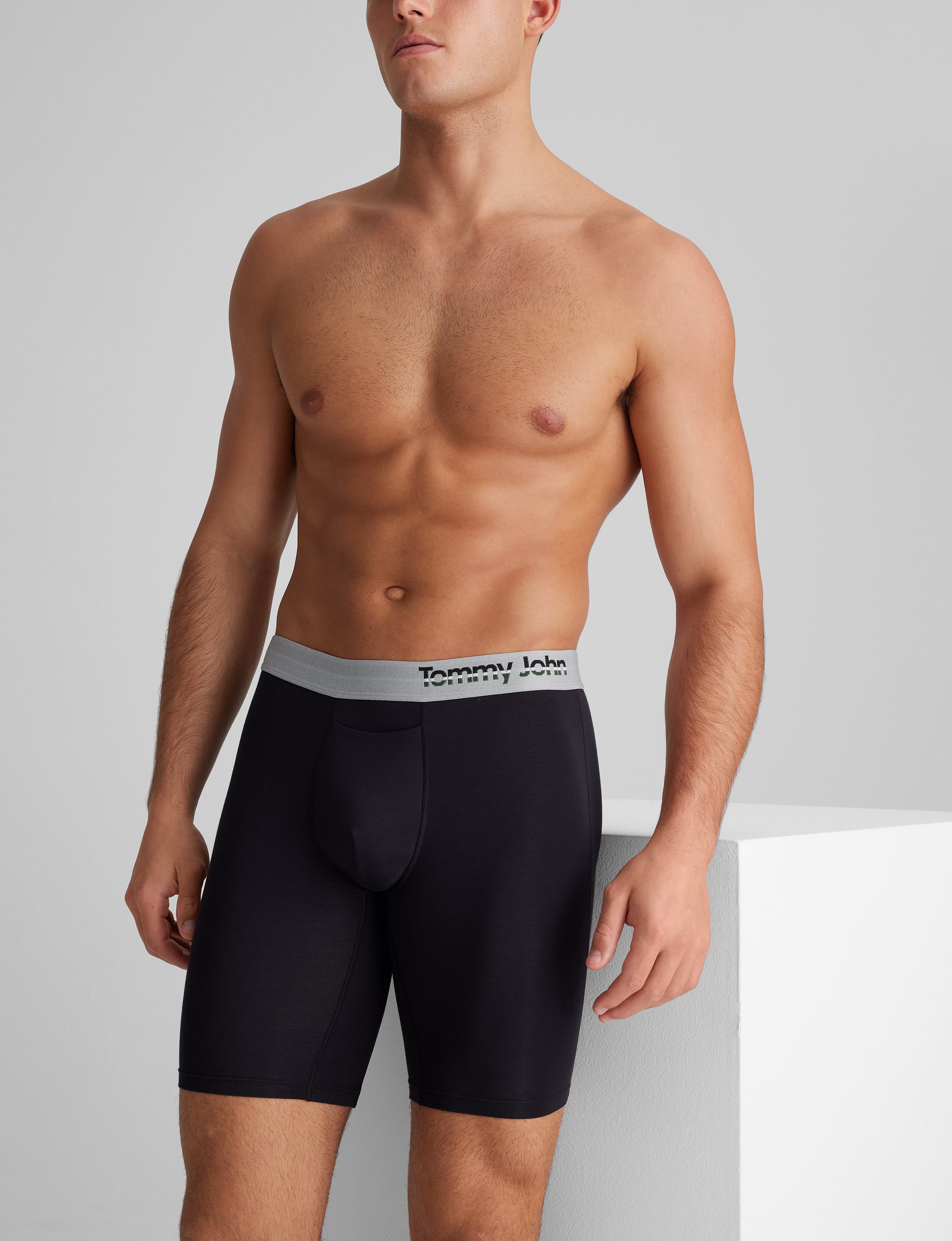 Cool Cotton Boxer Brief 8"
