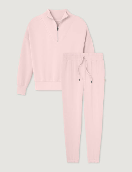 Women's Luxe Traveler Knit Quarter Zip & Jogger Set – Tommy John