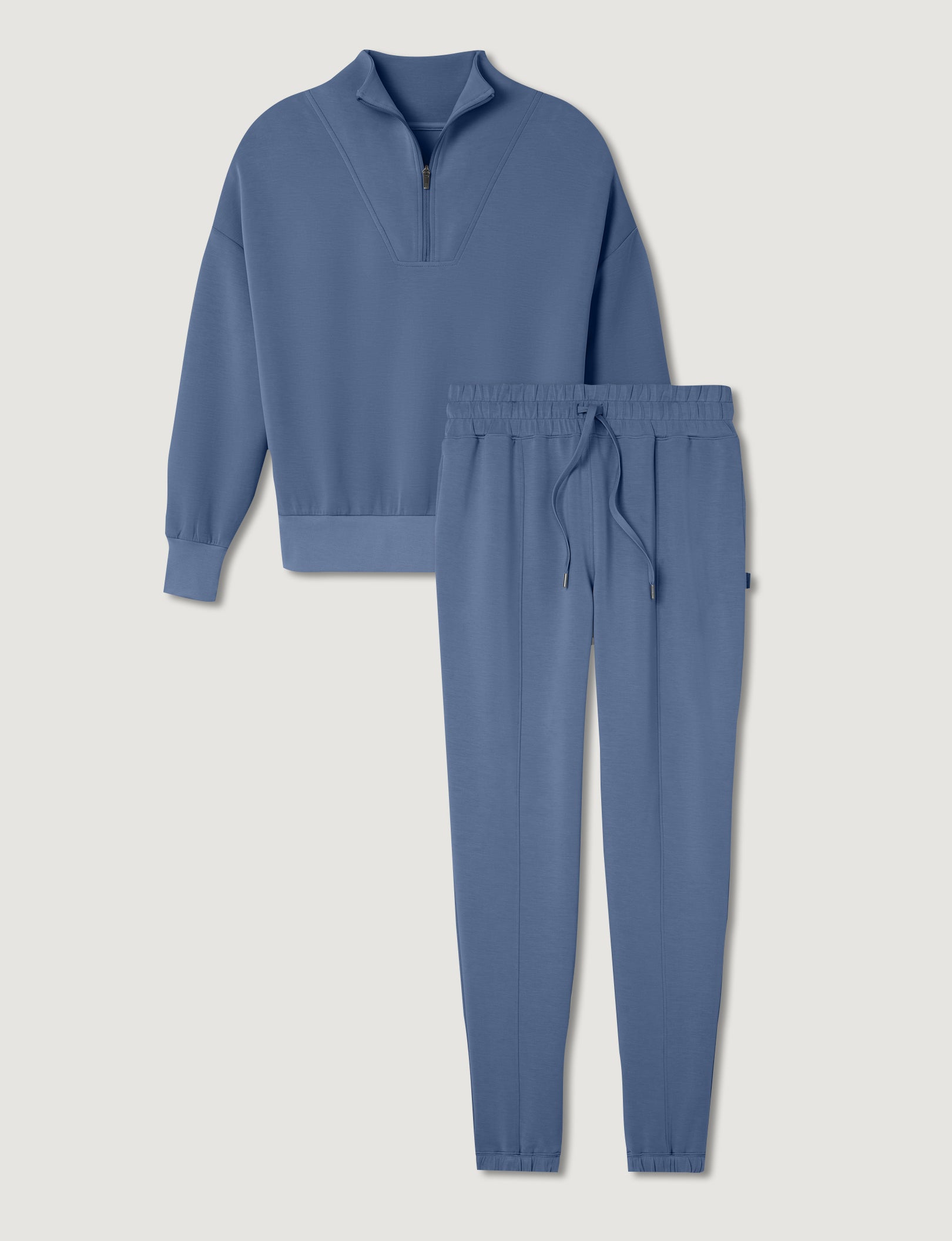 Women's Luxe Traveler Knit Quarter Zip & Jogger Set – Tommy John