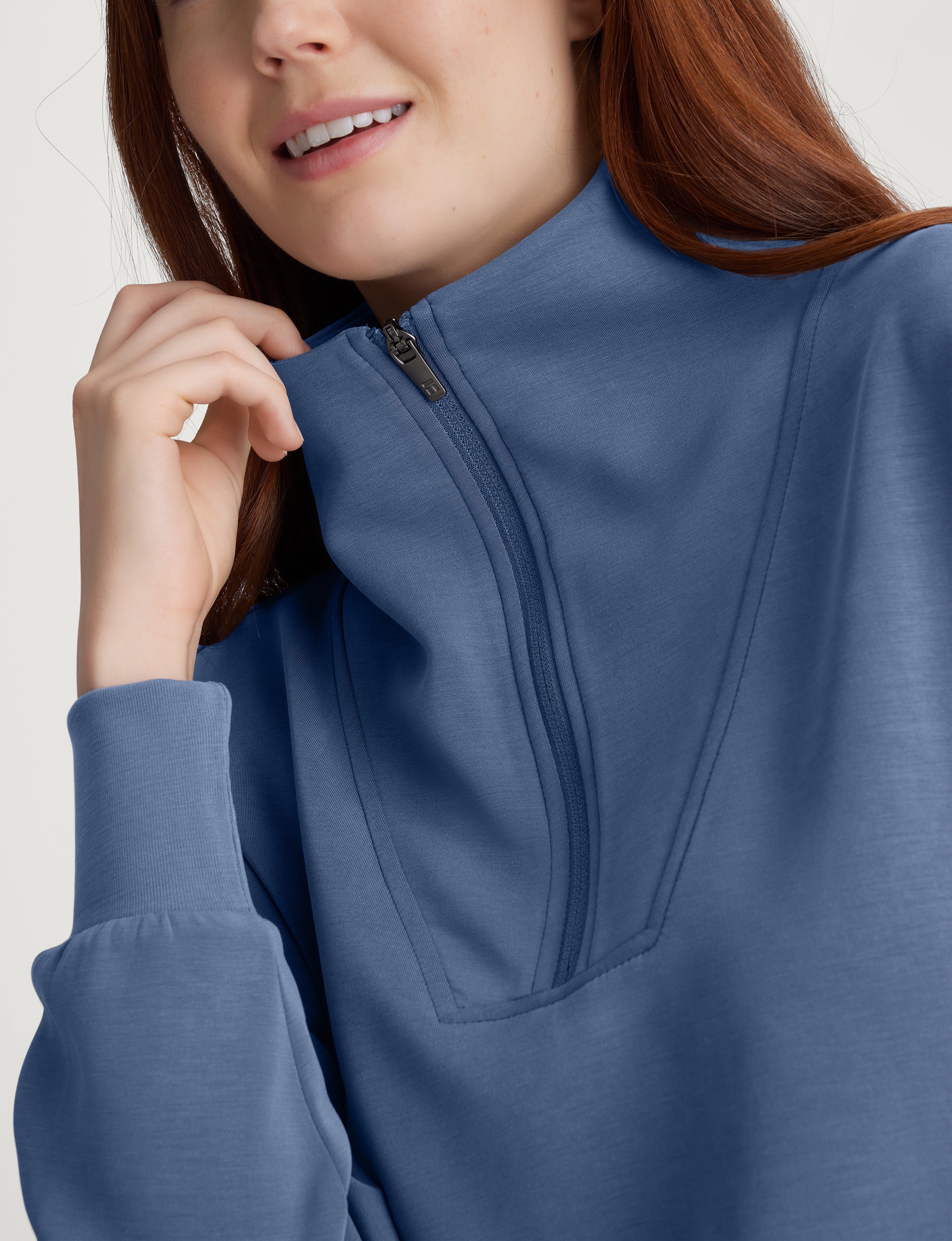 Women's Luxe Traveler Knit Quarter-Zip – Tommy John
